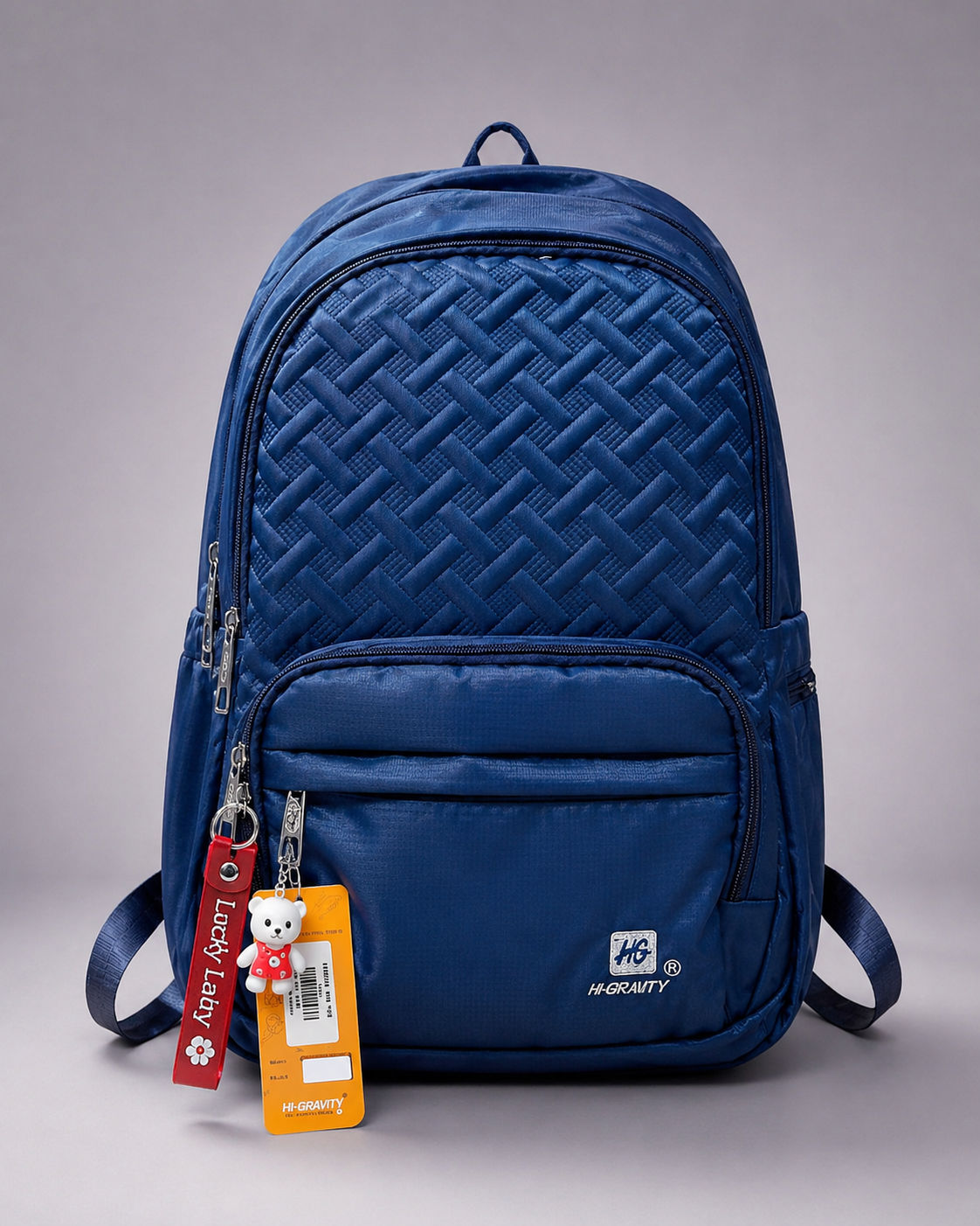 HighStyle Backpack GRAVITY-26-BP-23251 - Navy Blue
