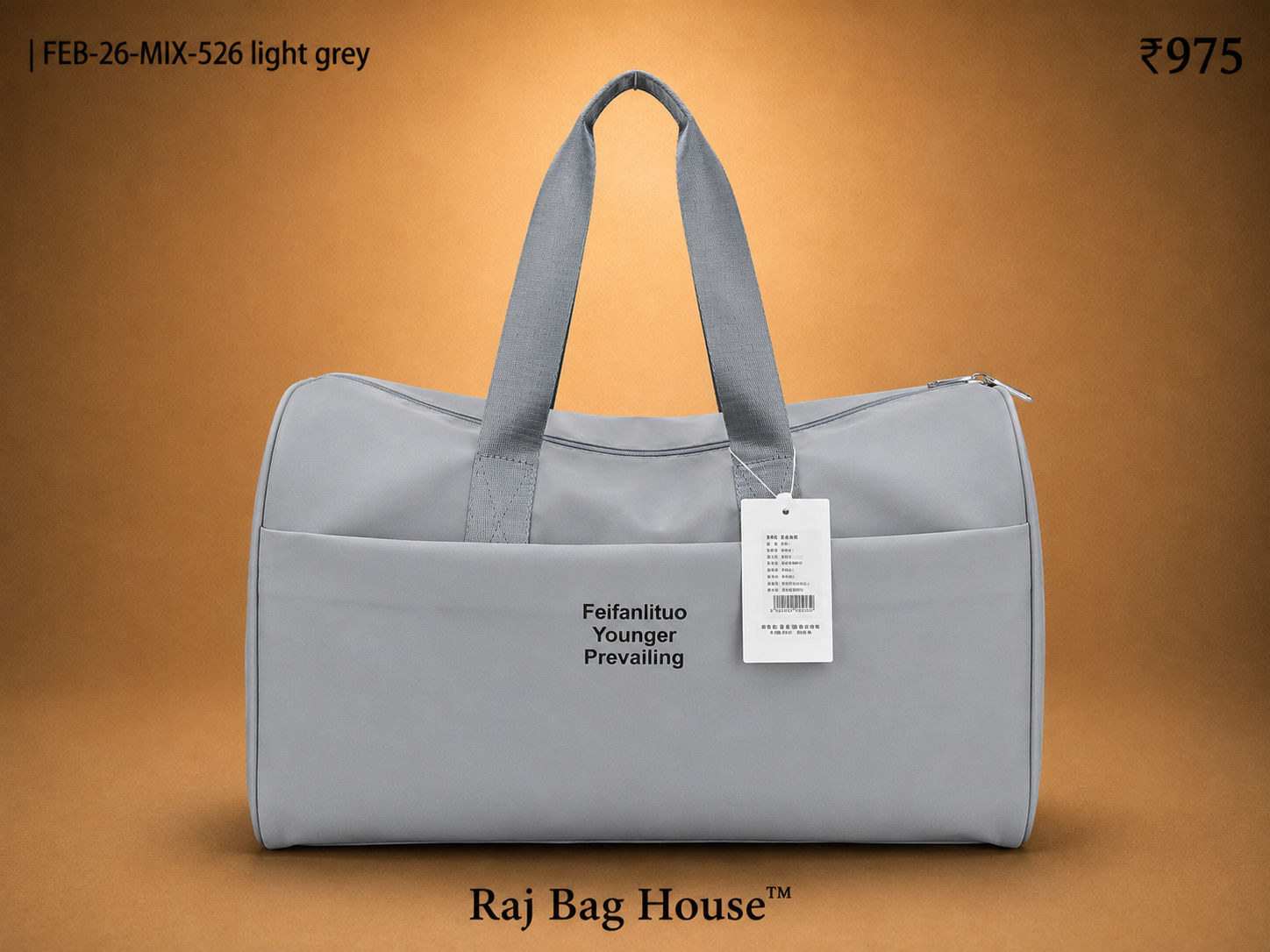 Feelings Bag Feb Mix 526 Medium Travel Bag – Light Blue