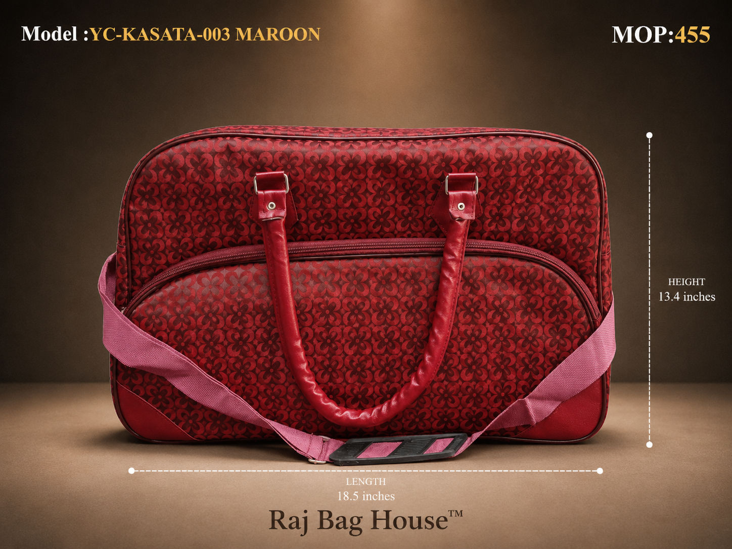 Your Choice Yc Kasaata 003 Large Travel Bag – Maroon