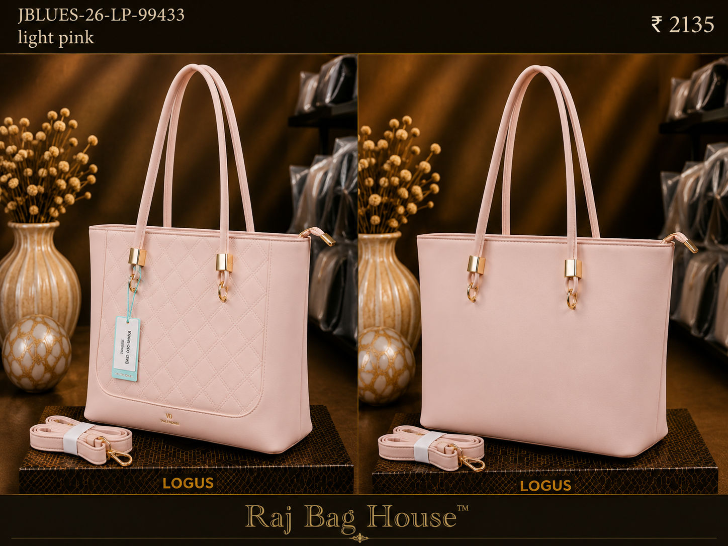 Valendnee J-Blues 99433 Handbag – Light Pink