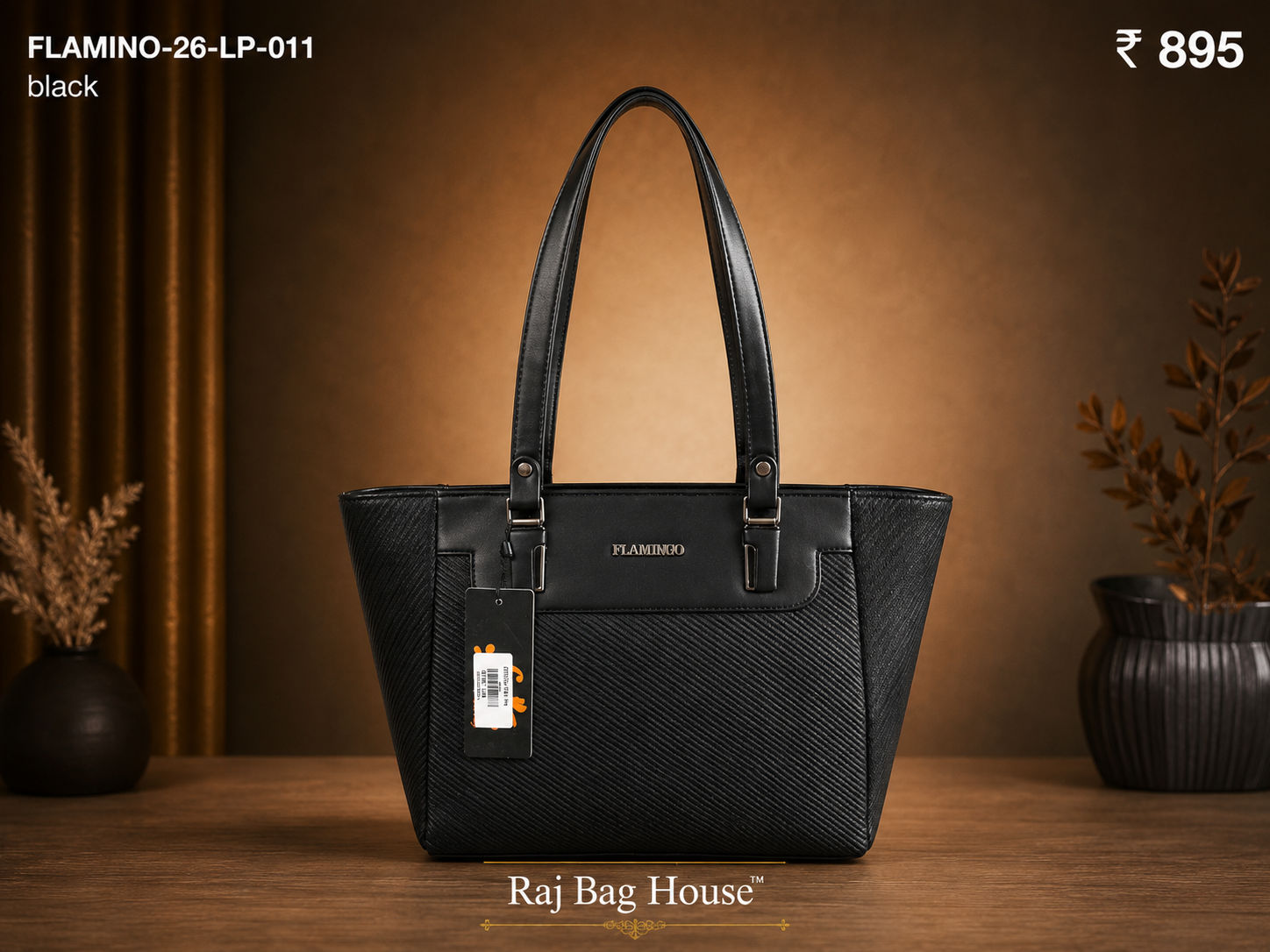 Flamingo Flamino 011 Tote Bag – Black