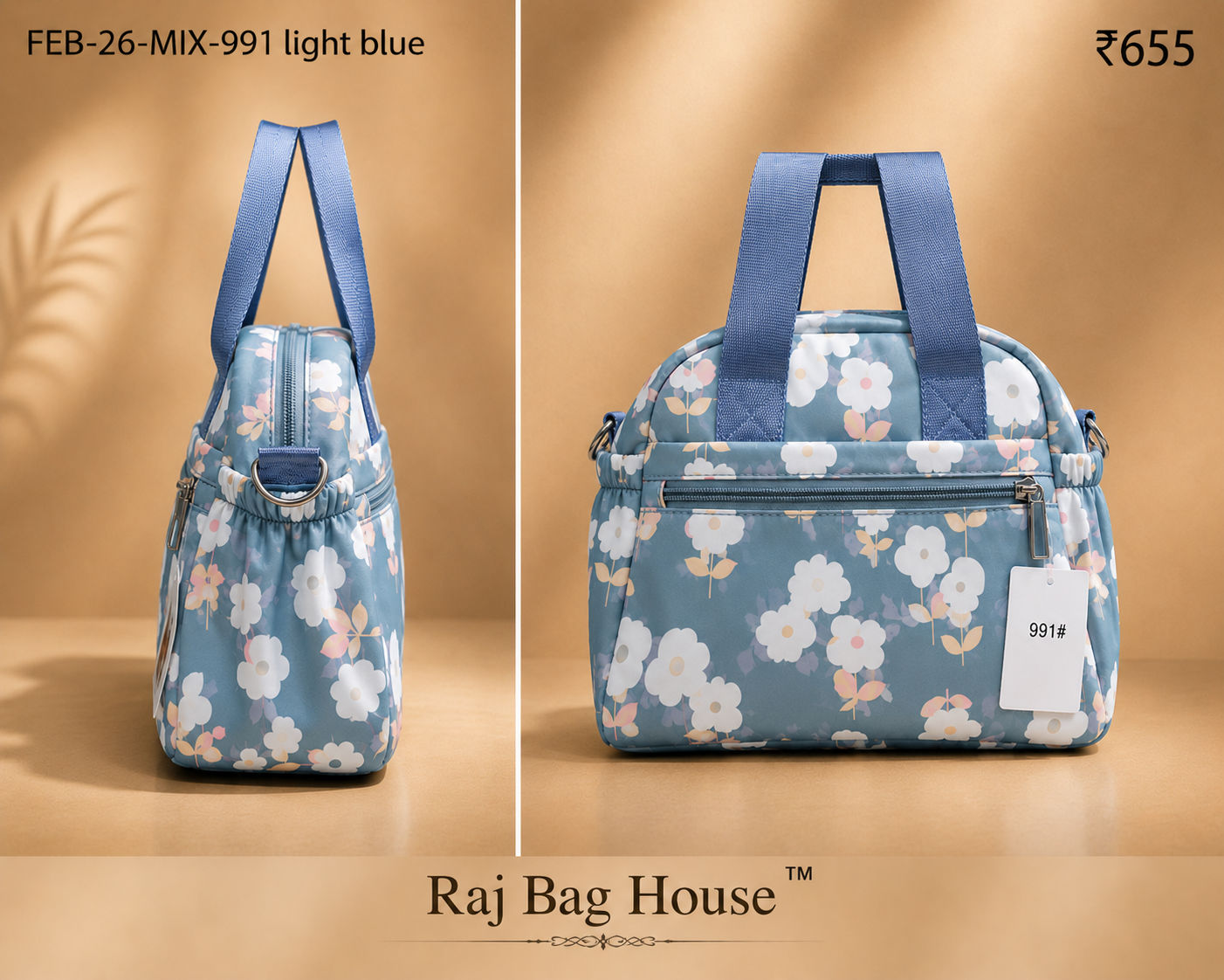 Feelings Bag Feb Mix 991 Small Sling Bag – Light Blue 2