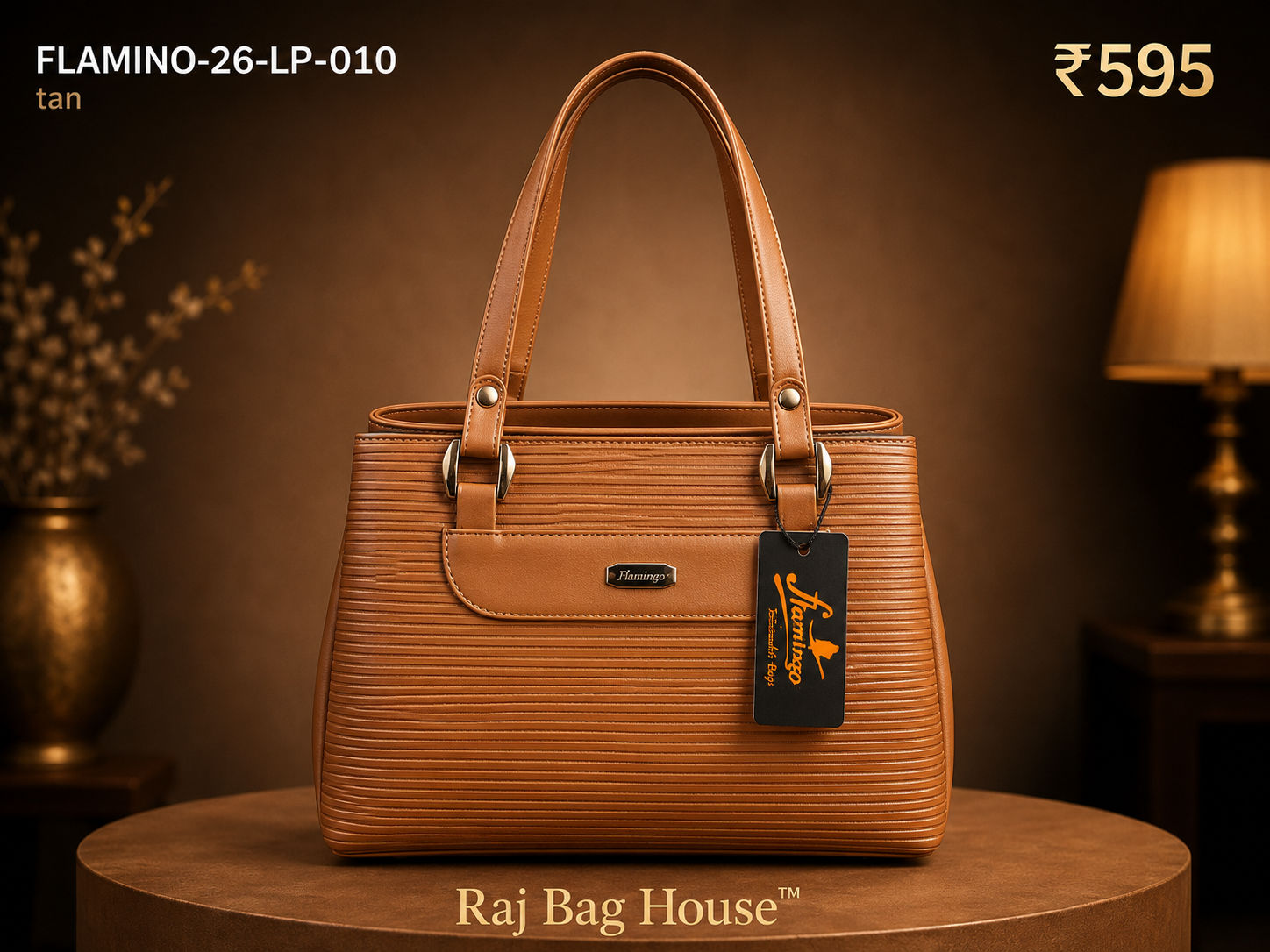 Flamingo Flamino 010 Handbag – Tan