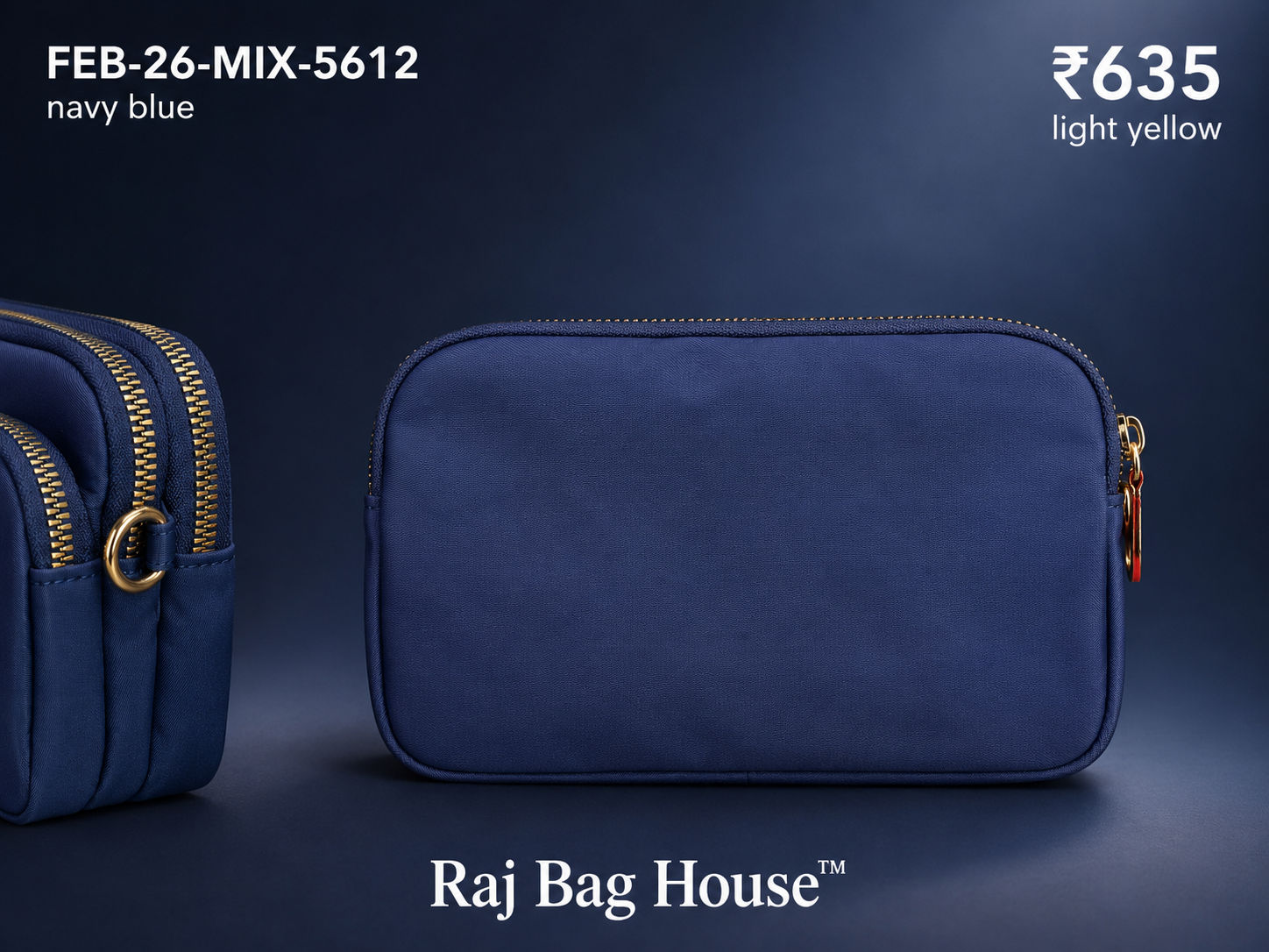 Feelings Bag Feb Mix 5612 Small Sling Bag – Navy Blue 2