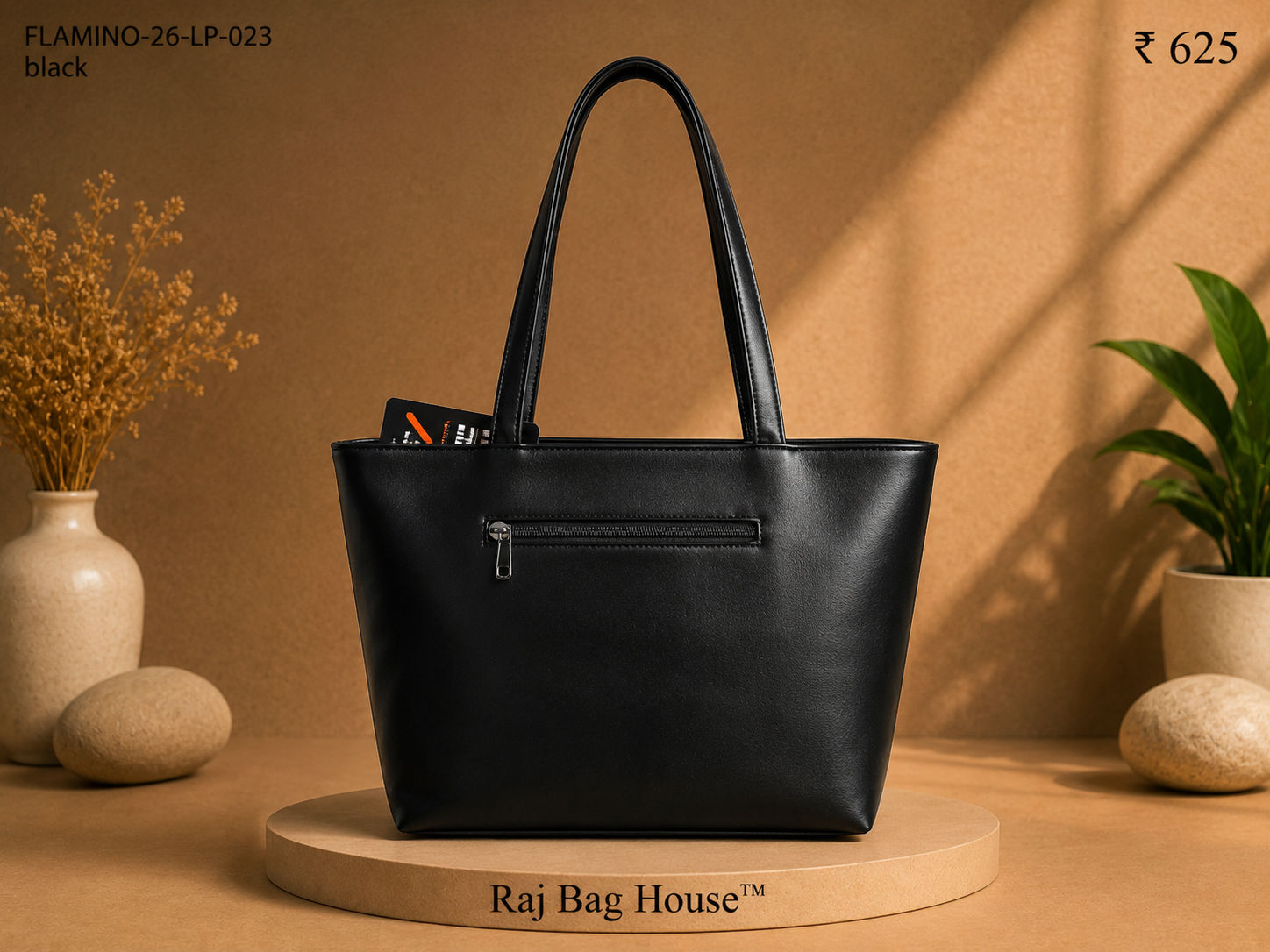 Flamingo Flamino 023 Tote Bag – Black 2