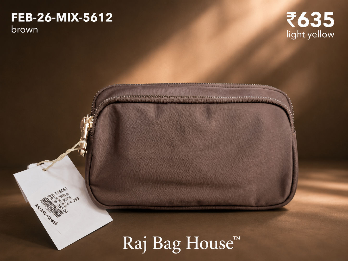 Feelings Bag Feb Mix 5612 Small Sling Bag – Brown
