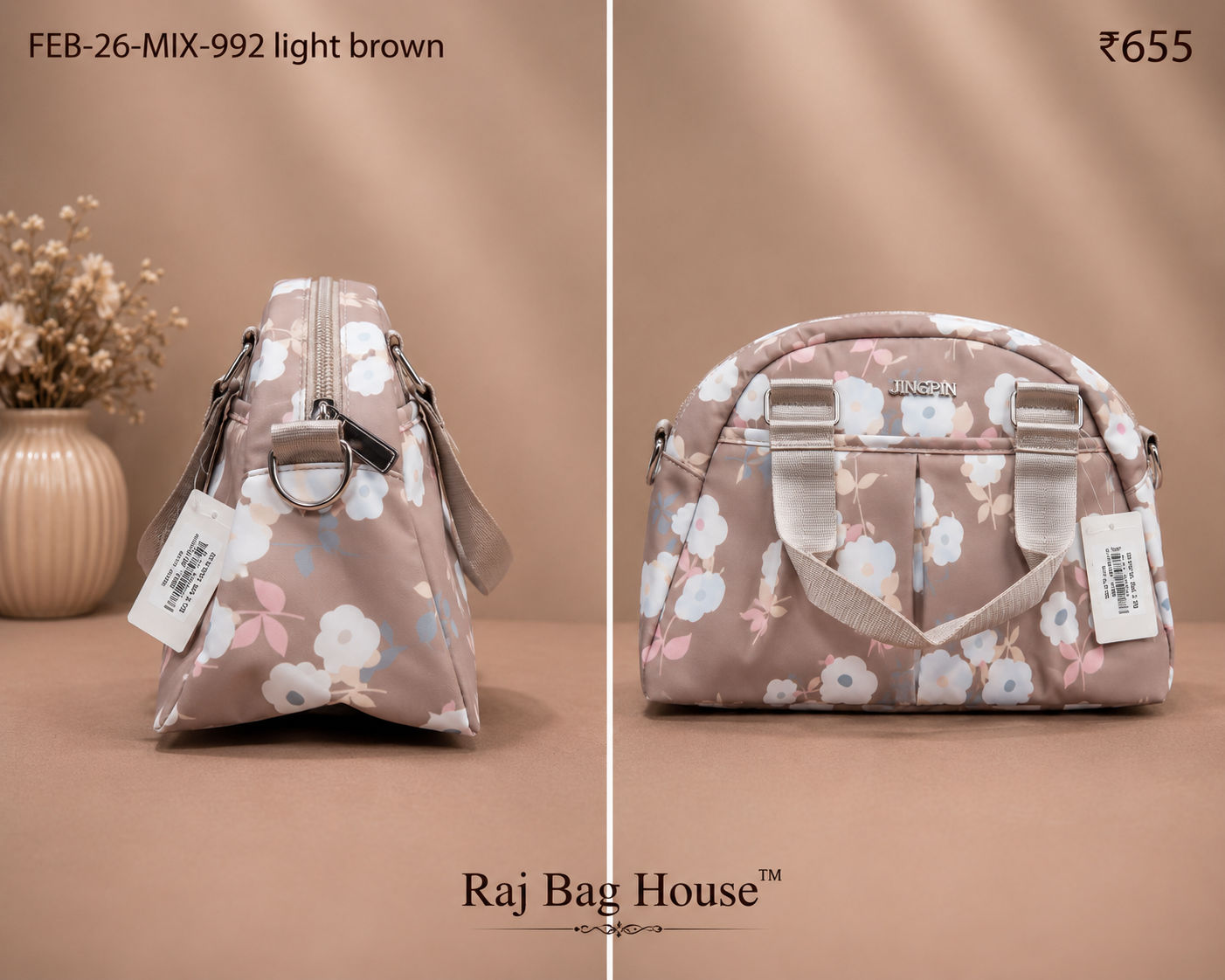 Feelings Bag Feb Mix 992 Small Sling Bag – Light Brown 2