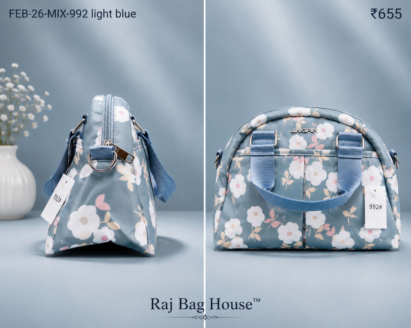 Feelings Bag Feb Mix 992 Small Sling Bag – Light Blue 2