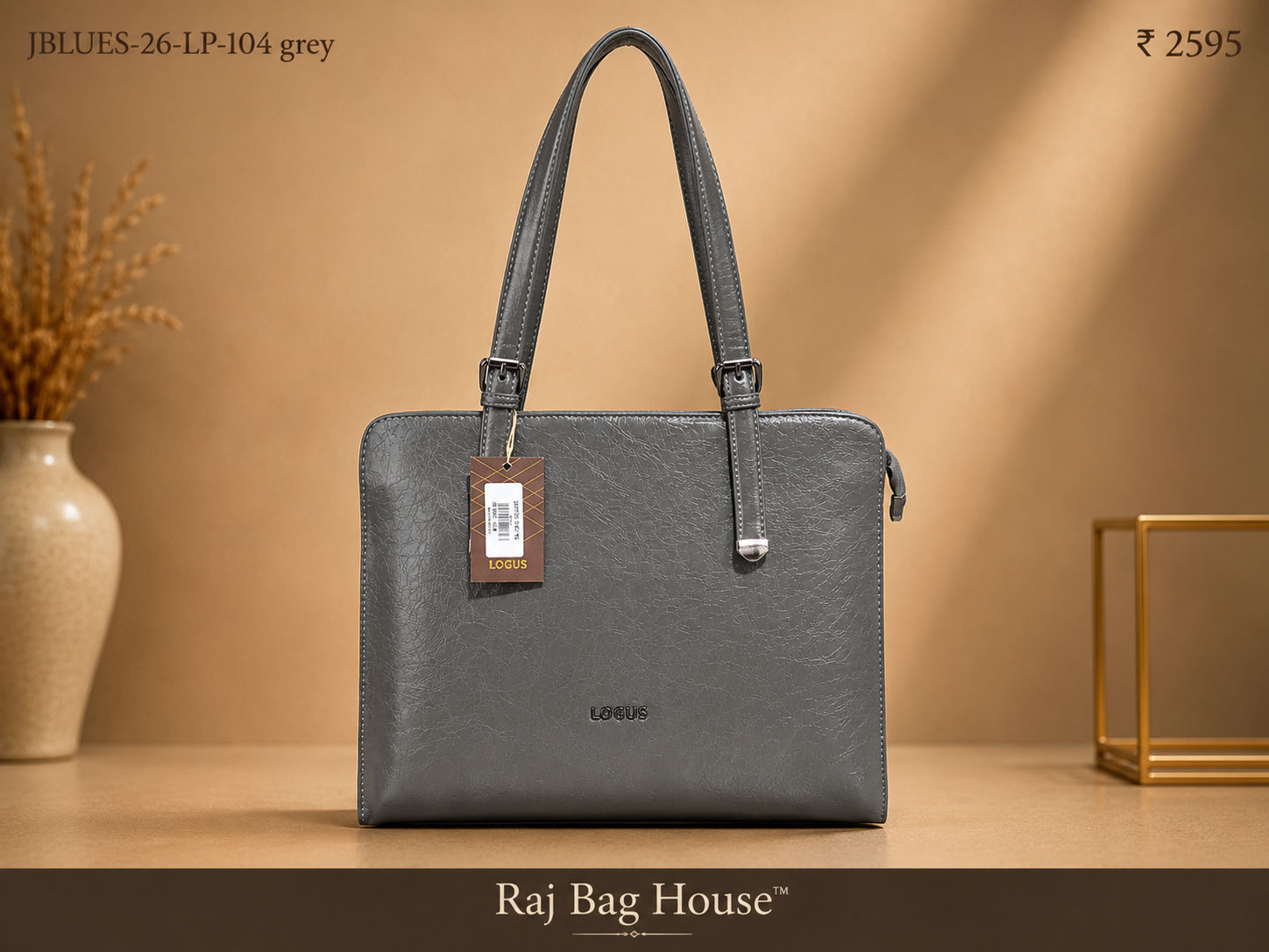 Logus Tote Bag J BLUES-26-LP-104 - Grey