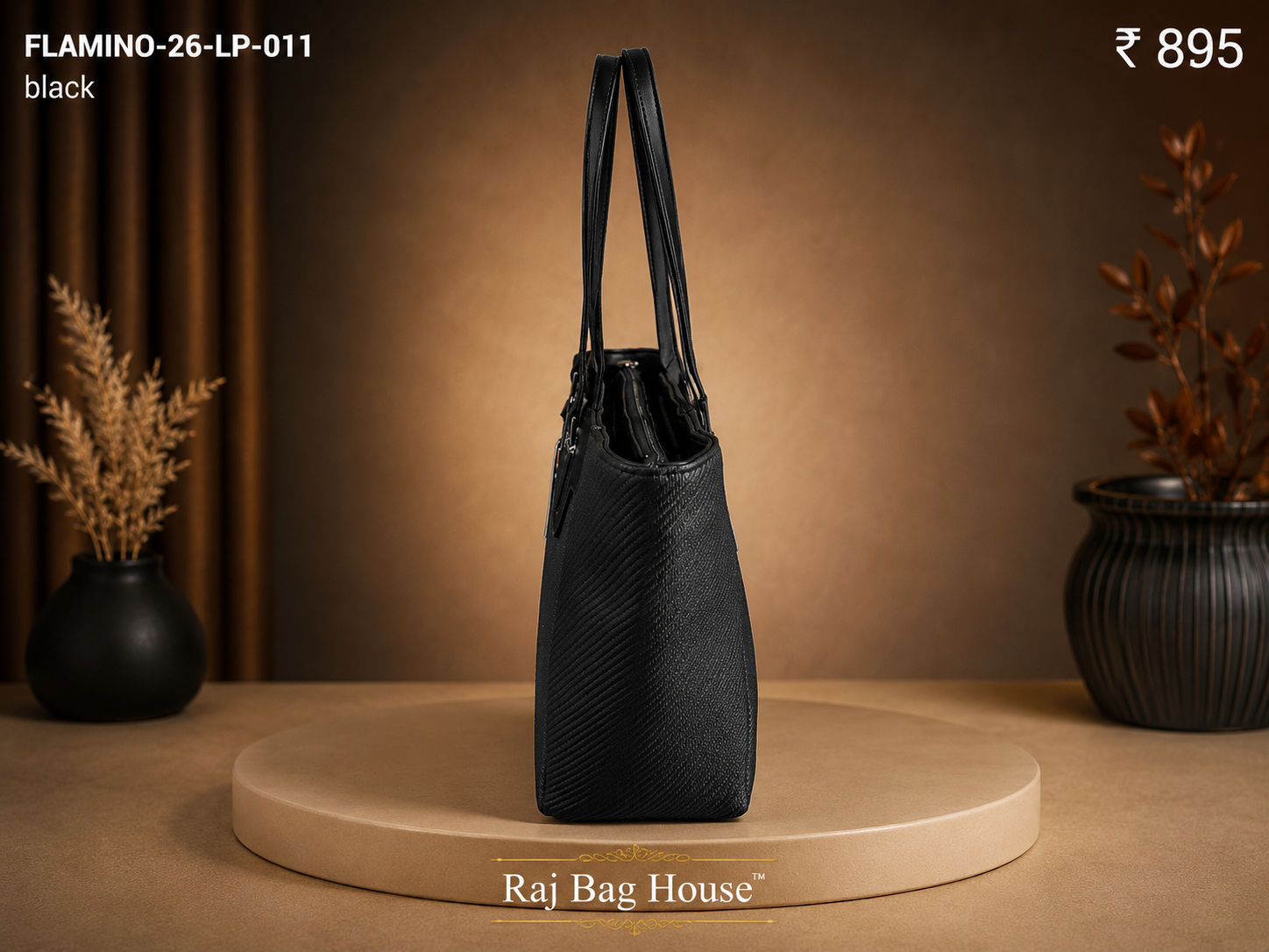 Flamingo Flamino 011 Tote Bag – Black 2