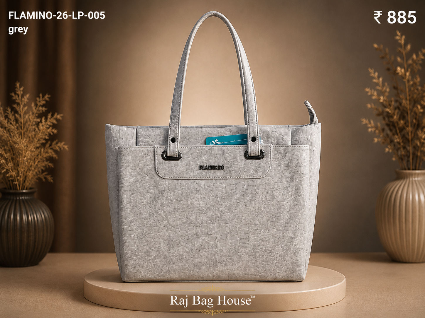 Flamingo Flamino 005 Tote Bag – Grey