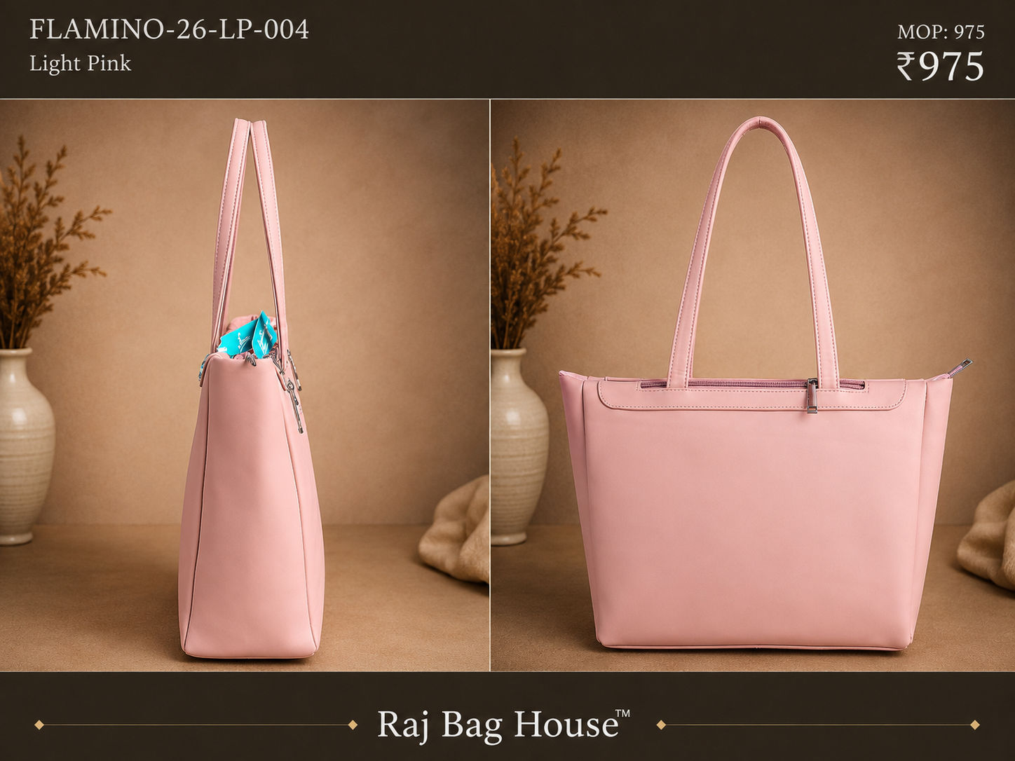 Flamingo Flamino 004 Tote Bag – Light Pink 2