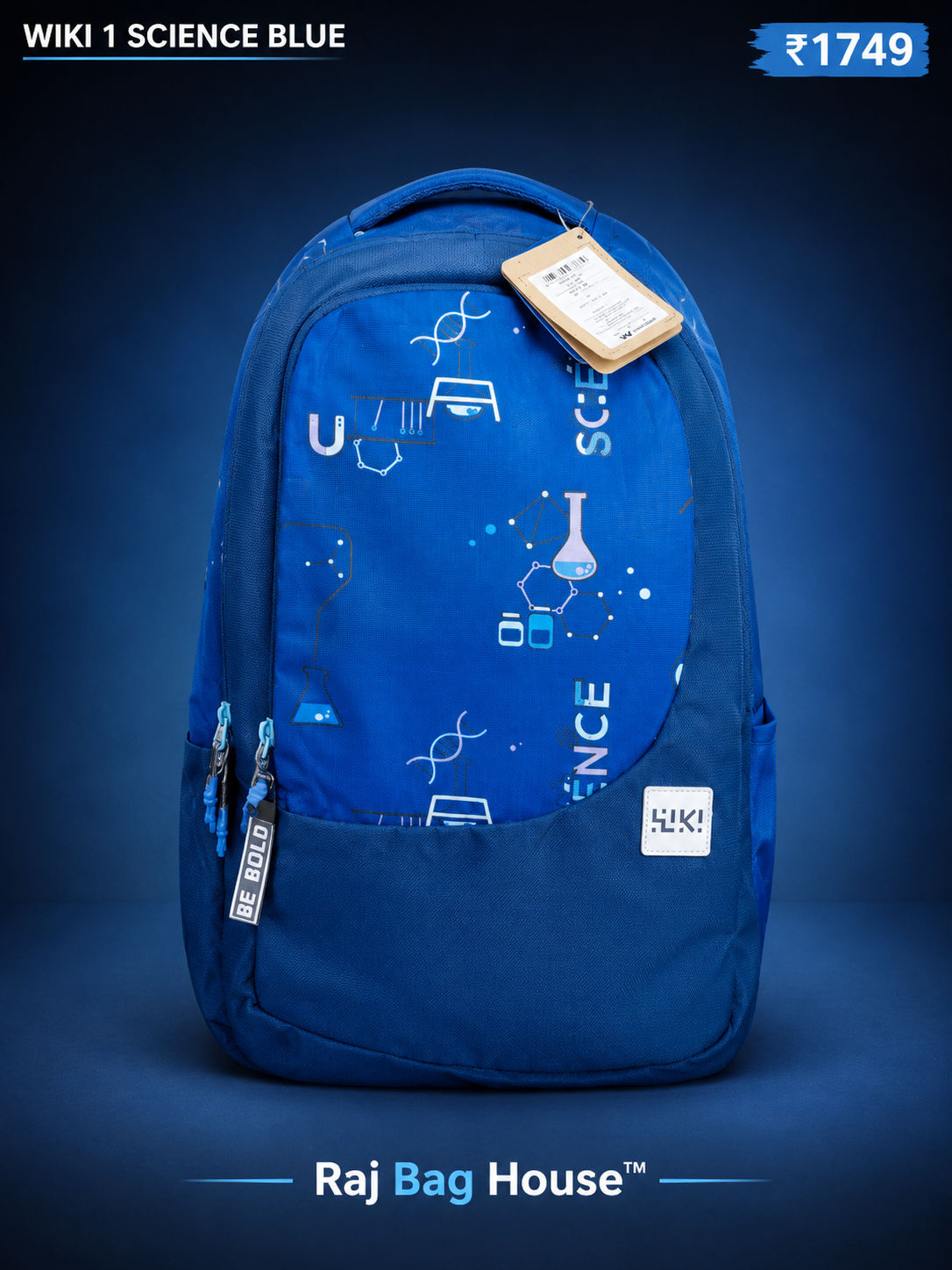 Wildcraft Wiki 1 Science Backpack – Blue