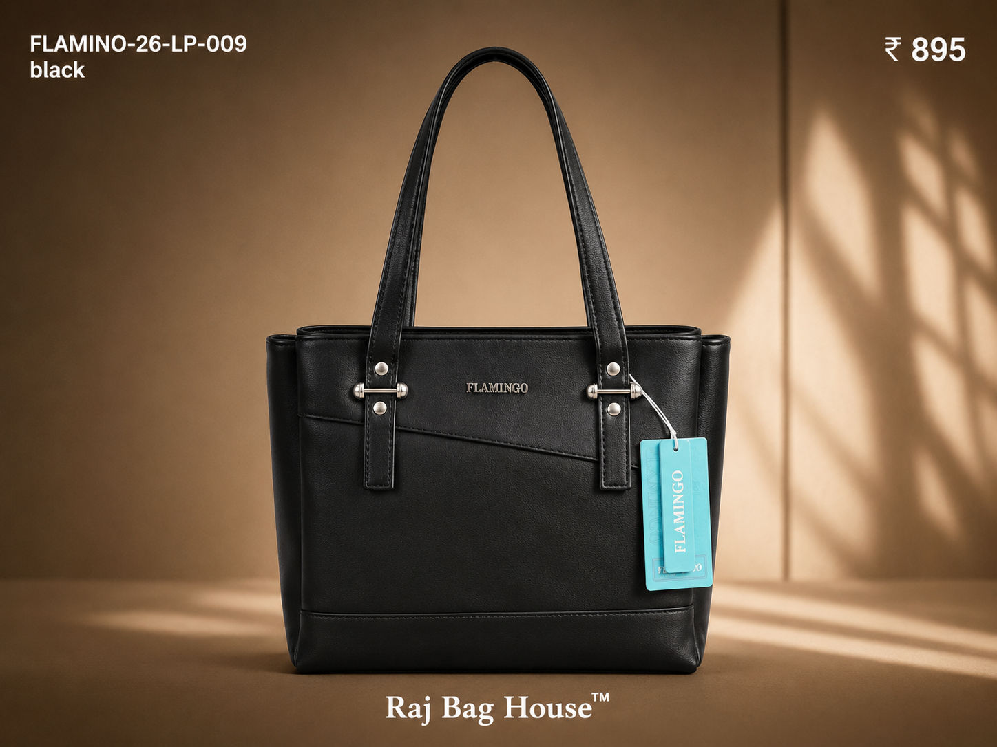 Flamingo Flamino 009 Tote Bag – Black