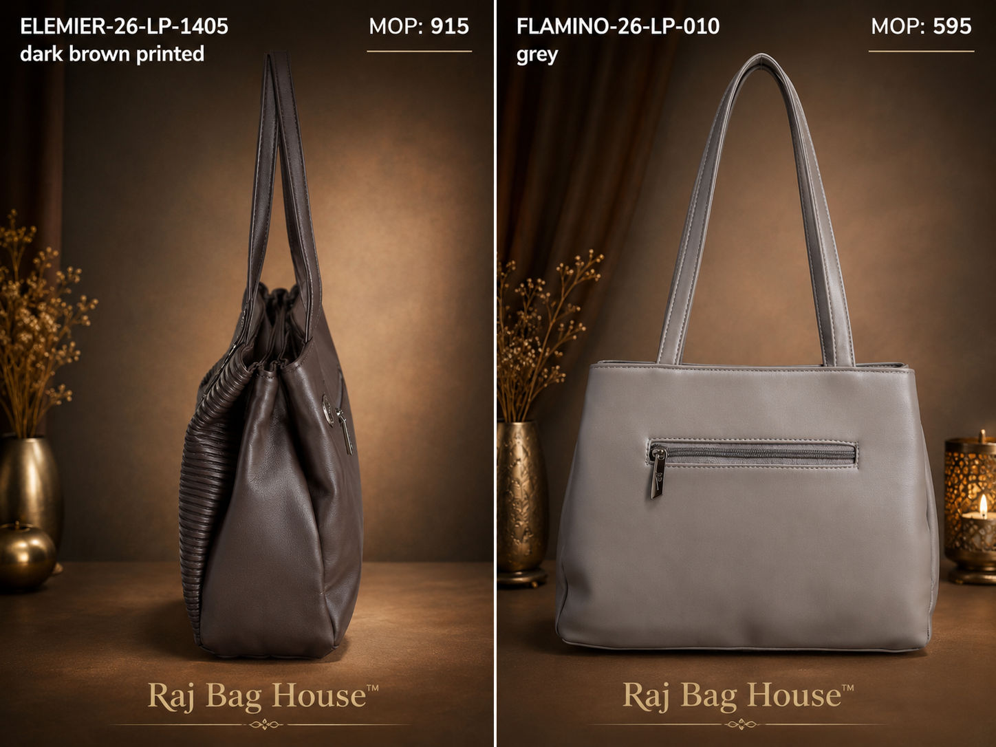 Flamingo Flamino 010 Handbag – Grey 2