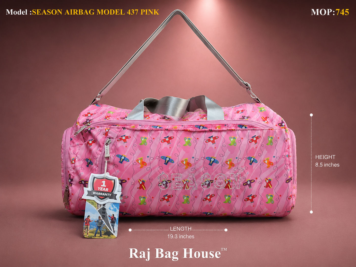 Season Air Bag Model 437 - Pink