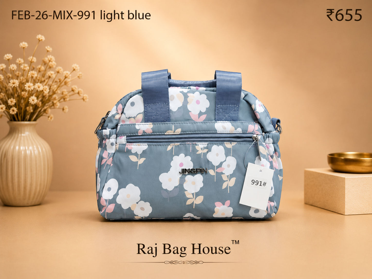 Feelings Bag Feb Mix 991 Small Sling Bag – Light Blue