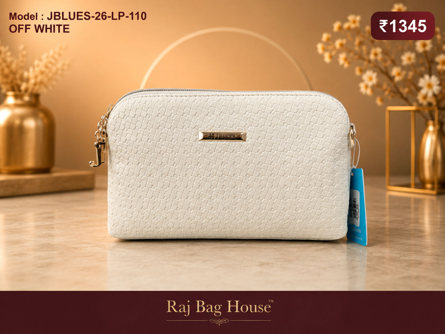 J Blues Sling Bag 26-LP-110 - Off White