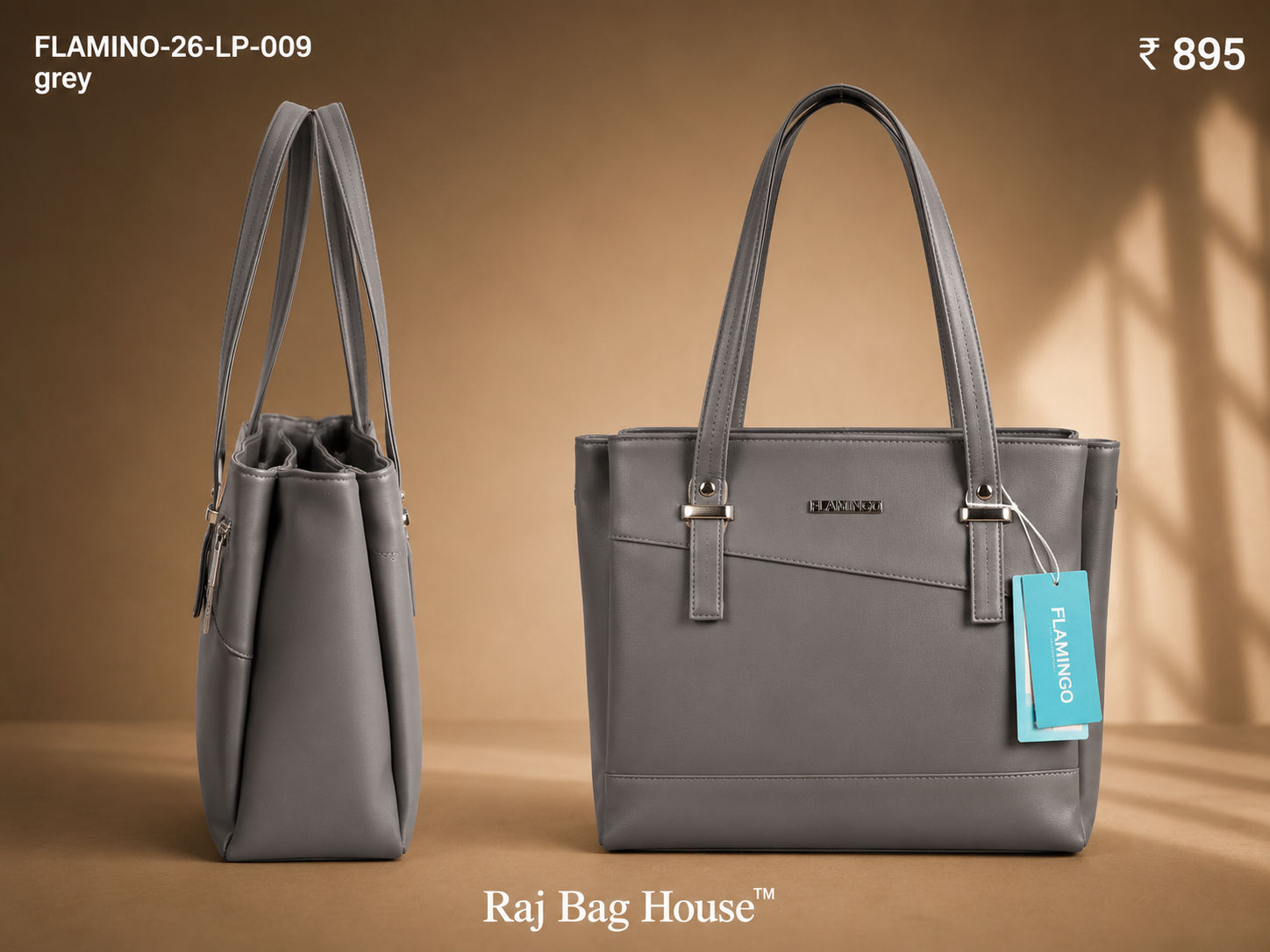 Flamingo Flamino 009 Tote Bag – Grey 2