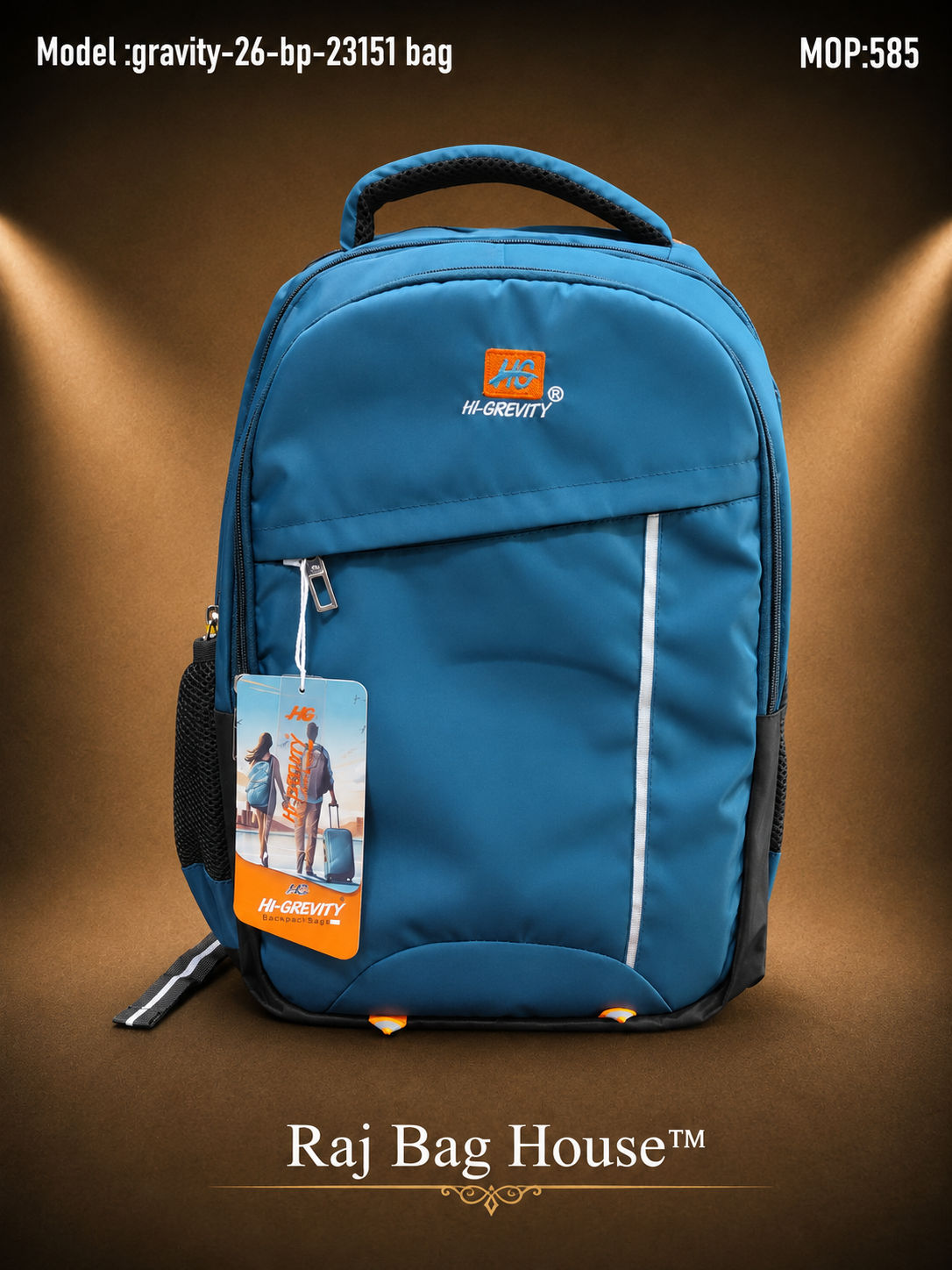 Gravity School Backpack 23151 - Sky Blue