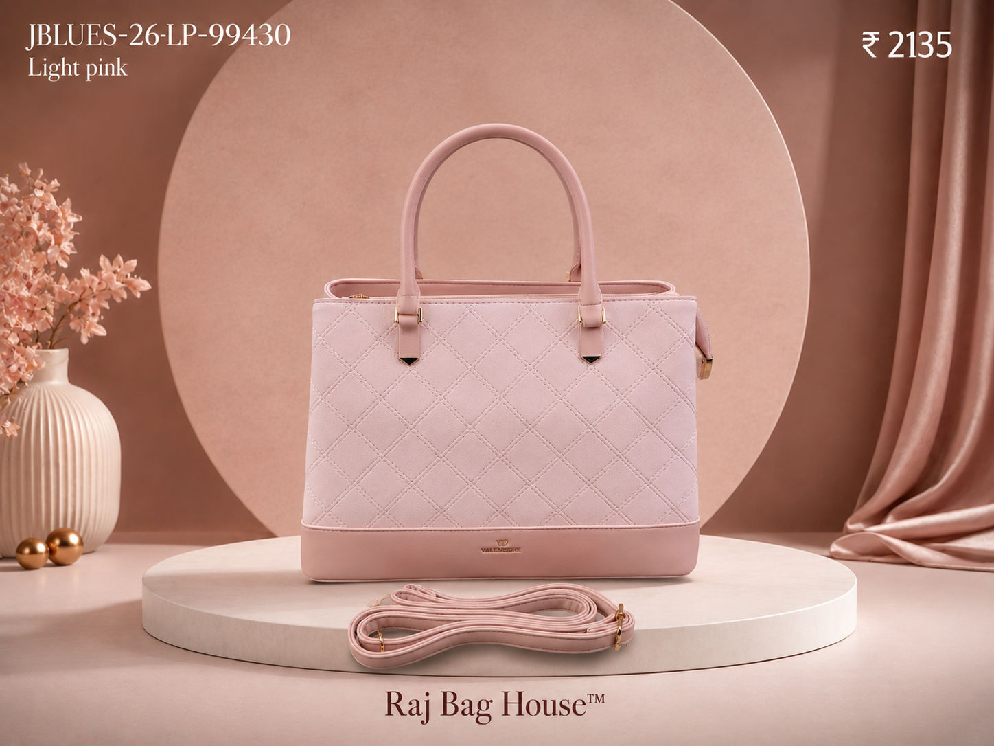 Valendnee J-Blues 99430 Handbag – Light Pink