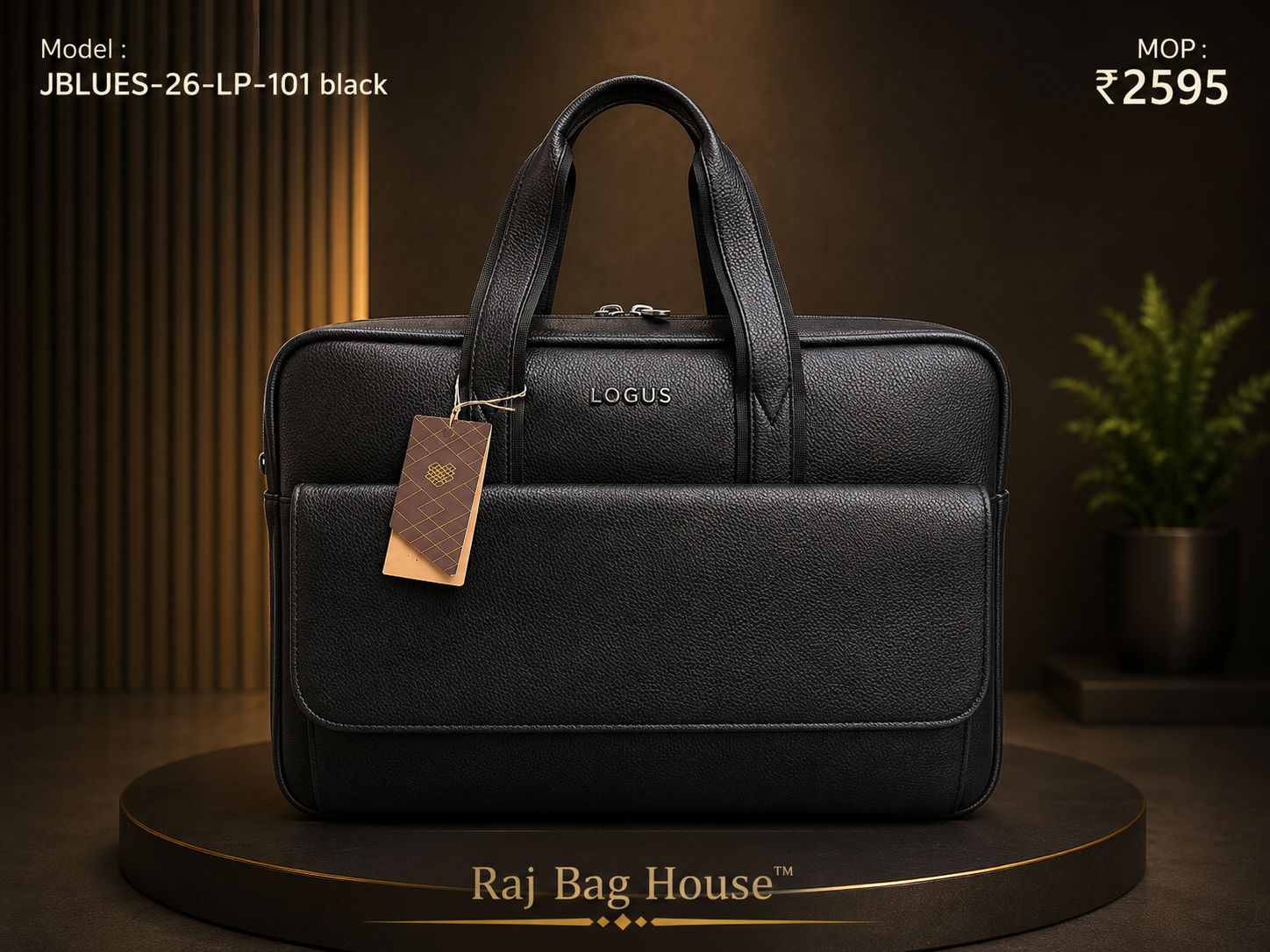 Imported J-Blues 101 Small Laptop Bag – Black