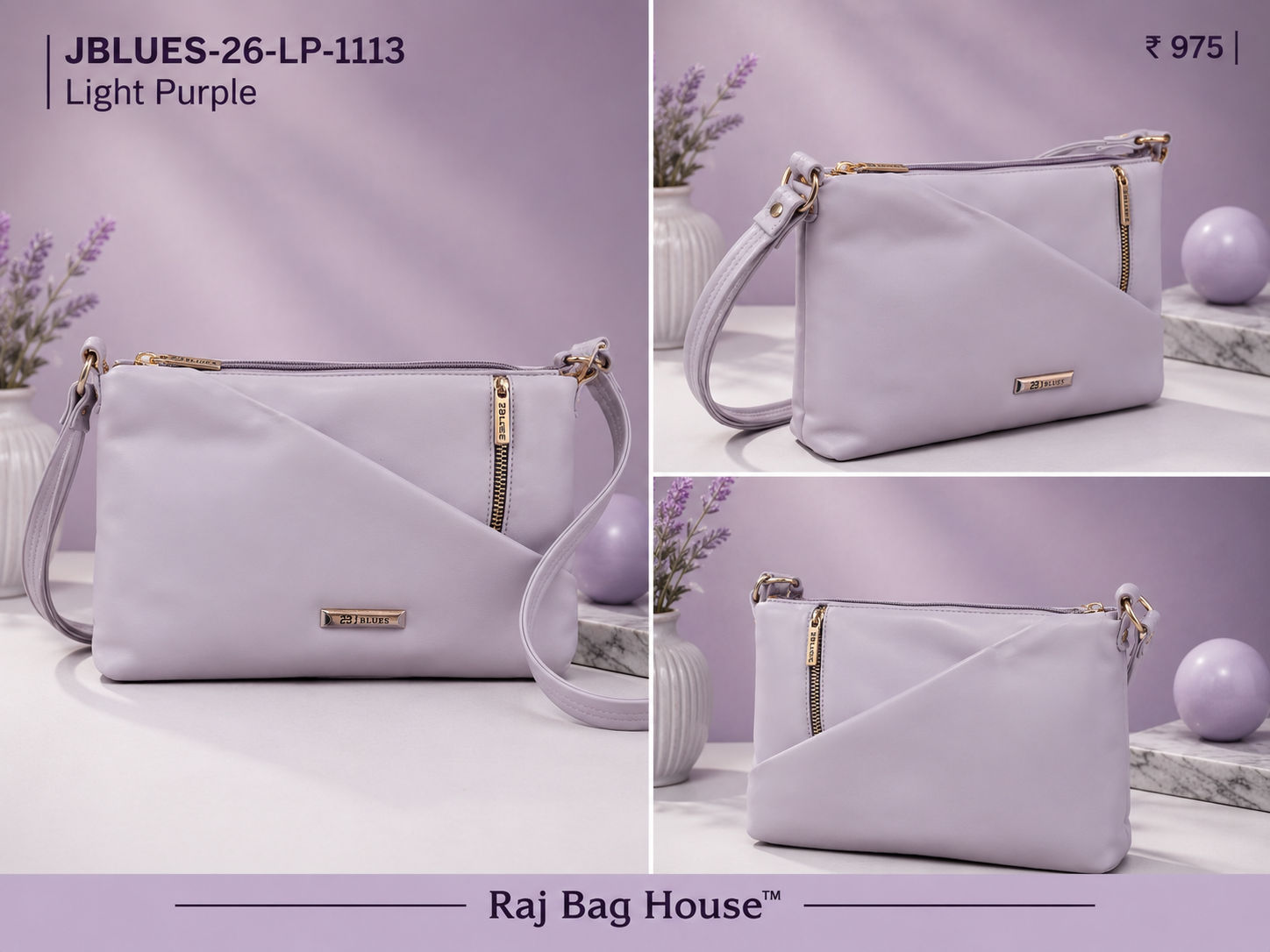 Nemi J-Blues 1113 Light Sling Bag – Light Purple