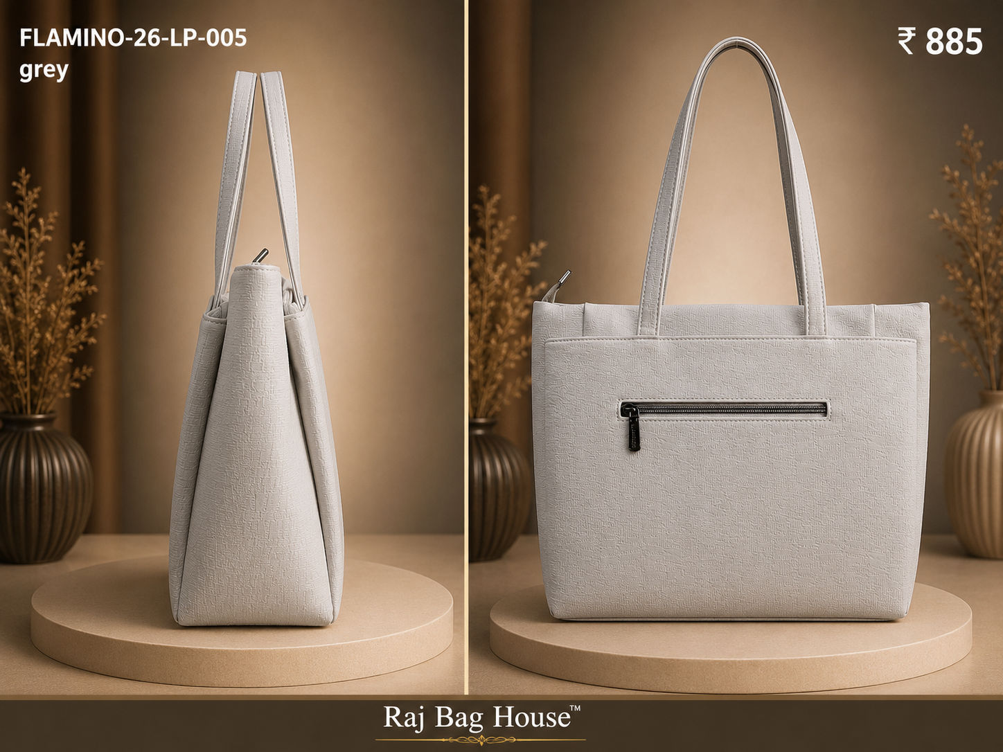 Flamingo Flamino 005 Tote Bag – Grey 2
