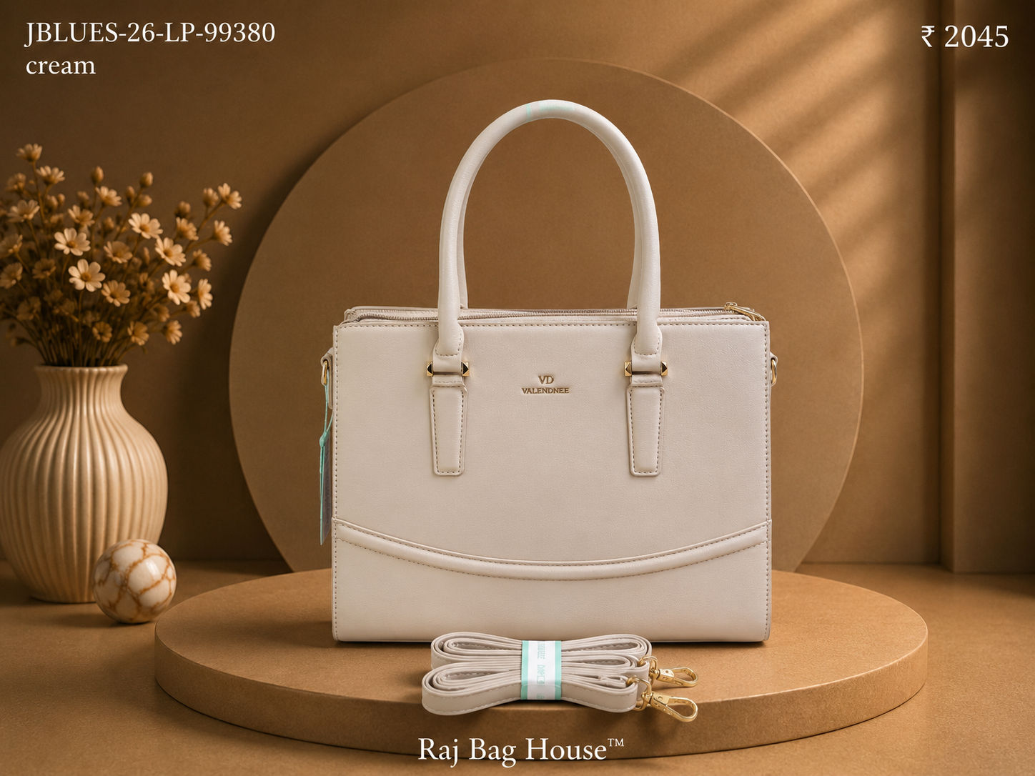 Valendnee J-Blues 99380 Handbag – Off White
