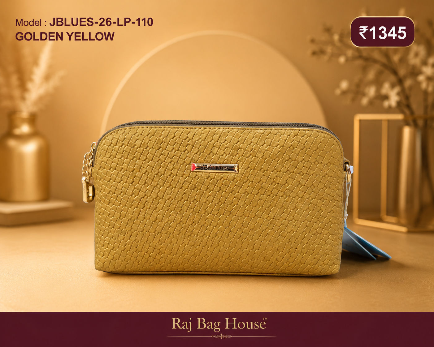J Blues Sling Bag 26-LP-110 - Golden Yellow
