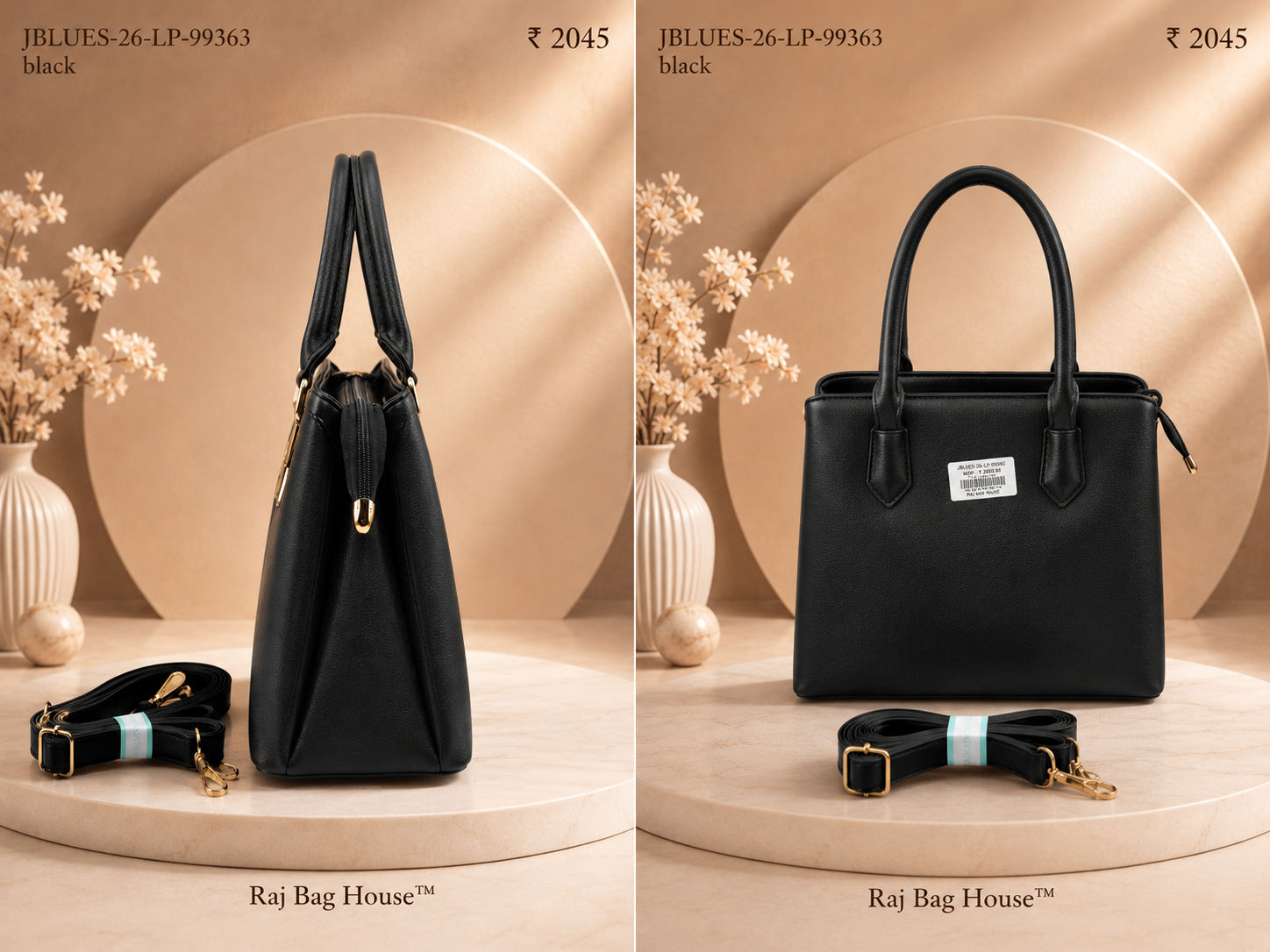 Valendnee J-Blues 99363 Handbag – Black 2