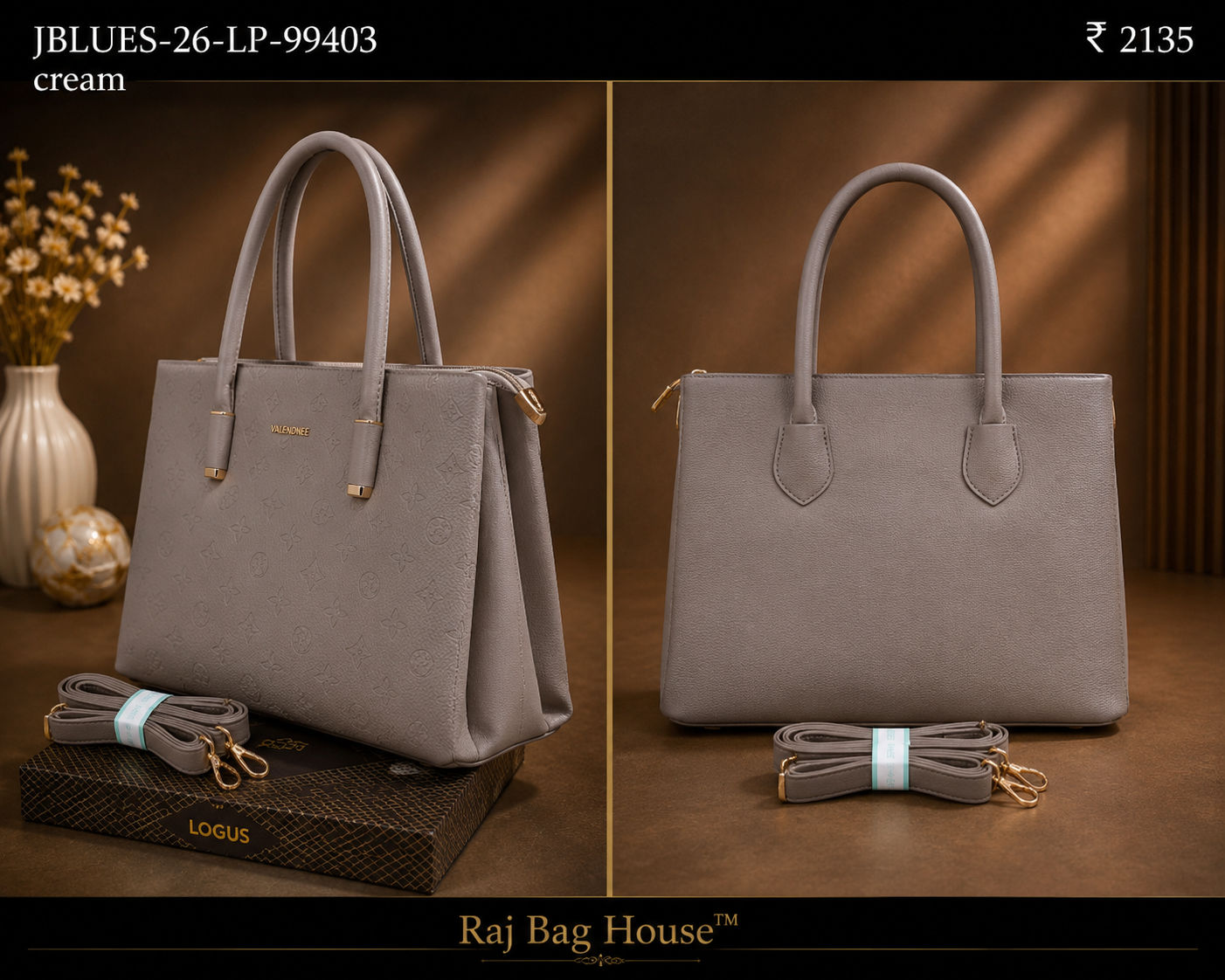Valendnee J-Blues 99403 Handbag – Grey 2