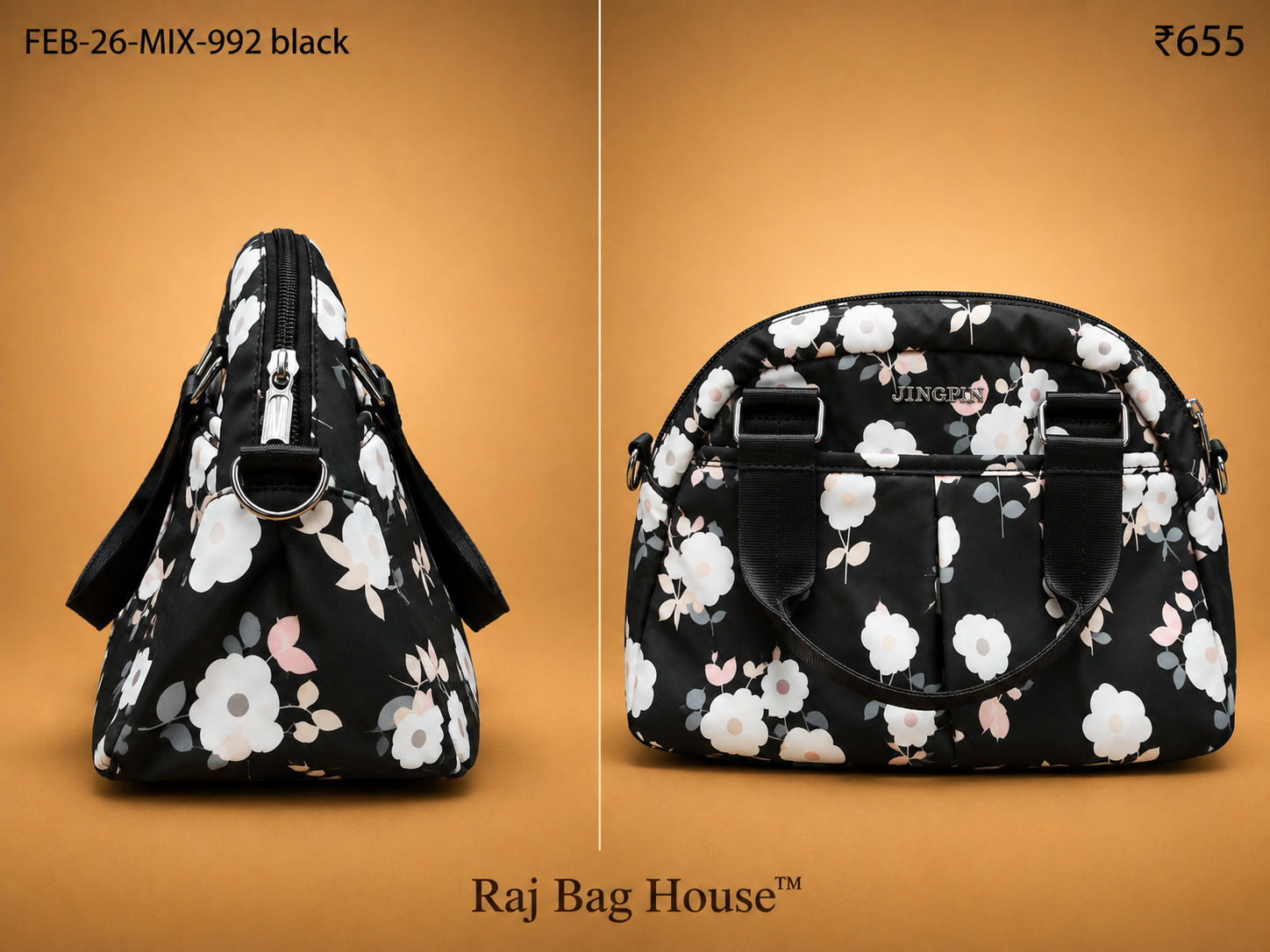 Feelings Bag Feb Mix 992 Small Sling Bag – Black 2