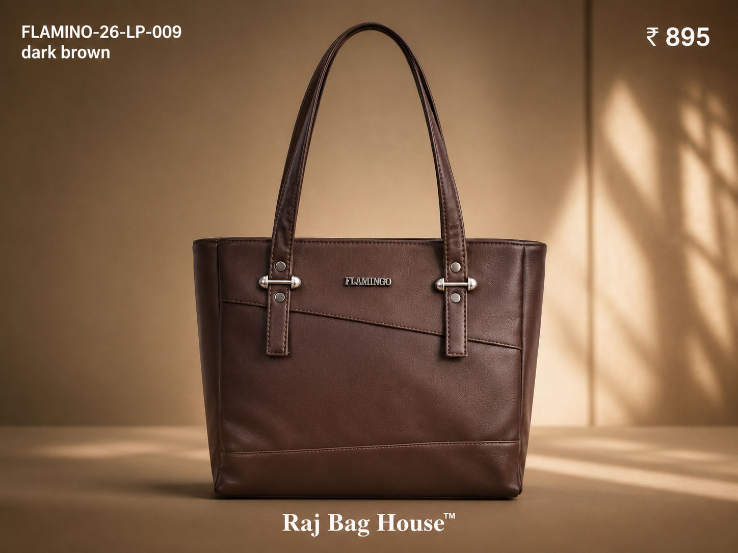 Flamingo Flamino 009 Tote Bag – Dark Brown