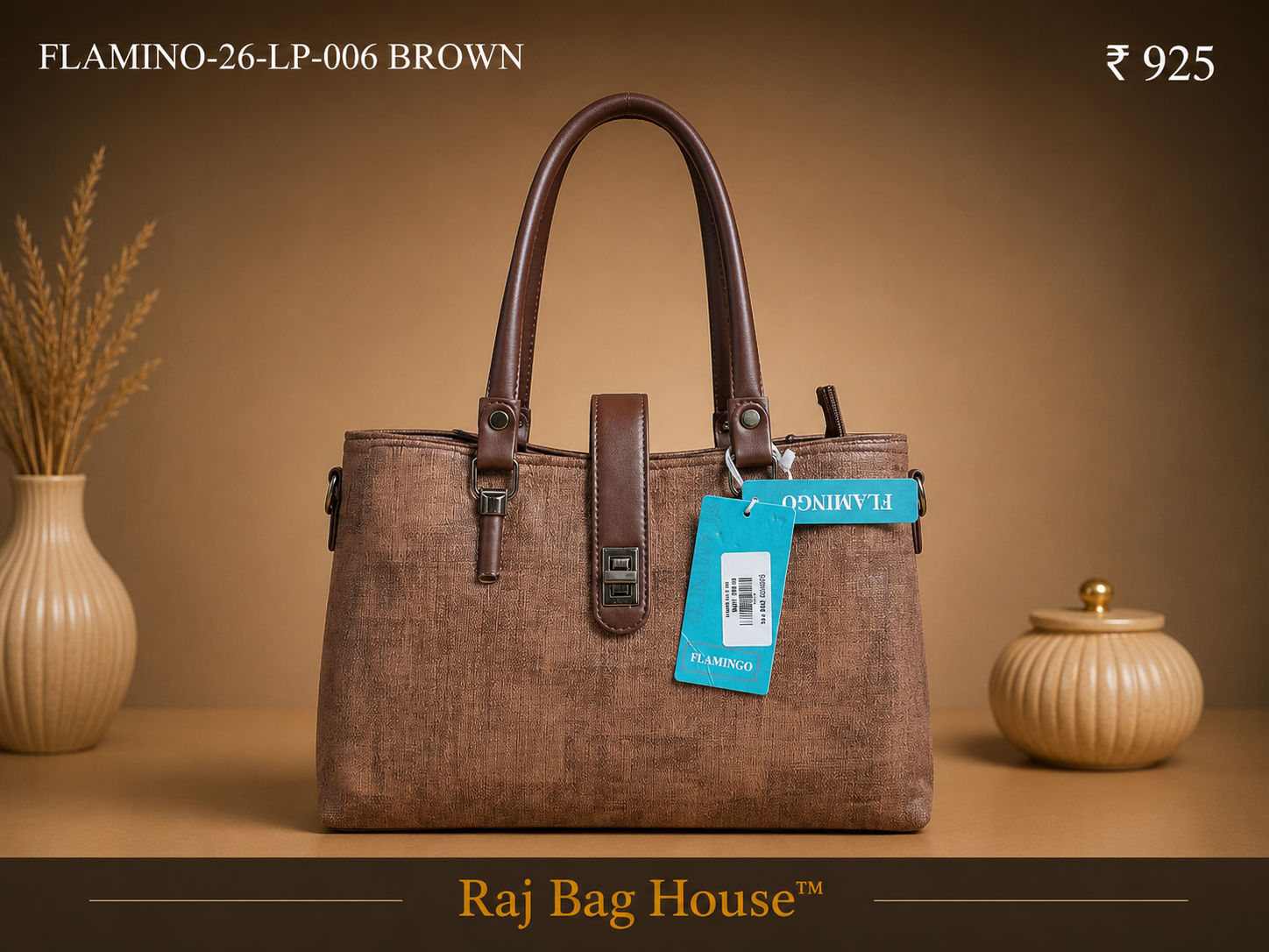 Flamingo Flamino 006 Handbag – Brown
