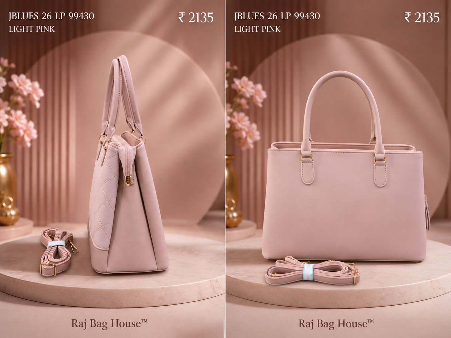 Valendnee J-Blues 99430 Handbag – Light Pink 2