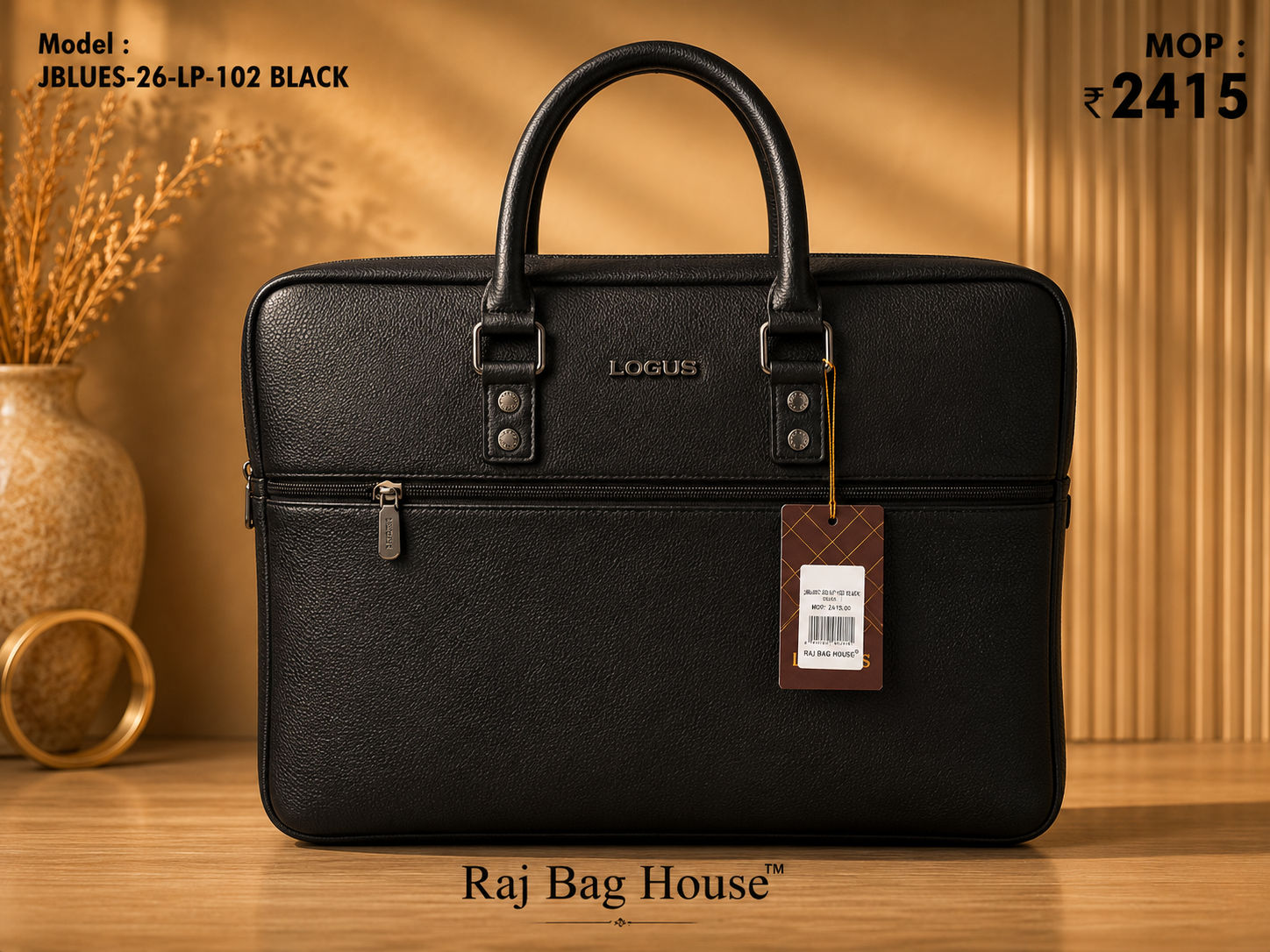 Logus J-Blues 102 Small Office Bag – Black