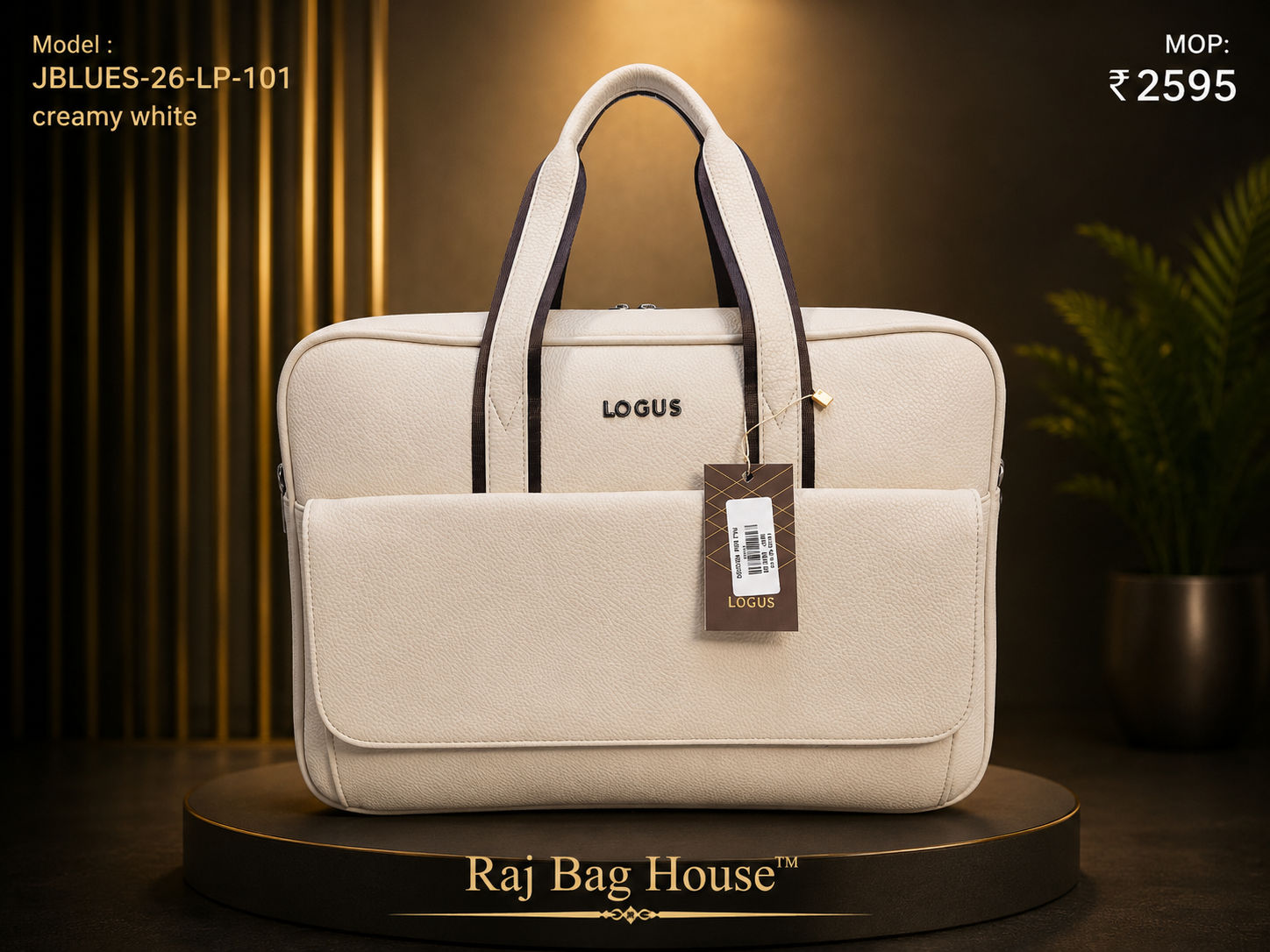 Imported J-Blues 101 Creamy Offwhite Small Laptop Bag – Creamy Off White