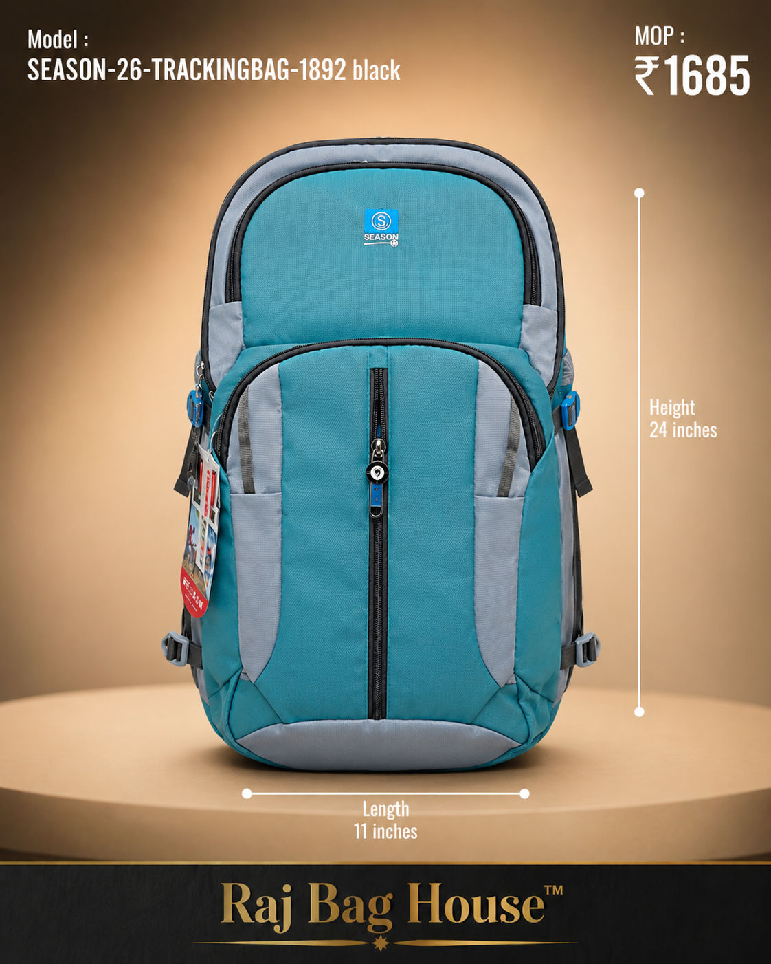 Season Trekking Backpack 1849 - Rama Blue