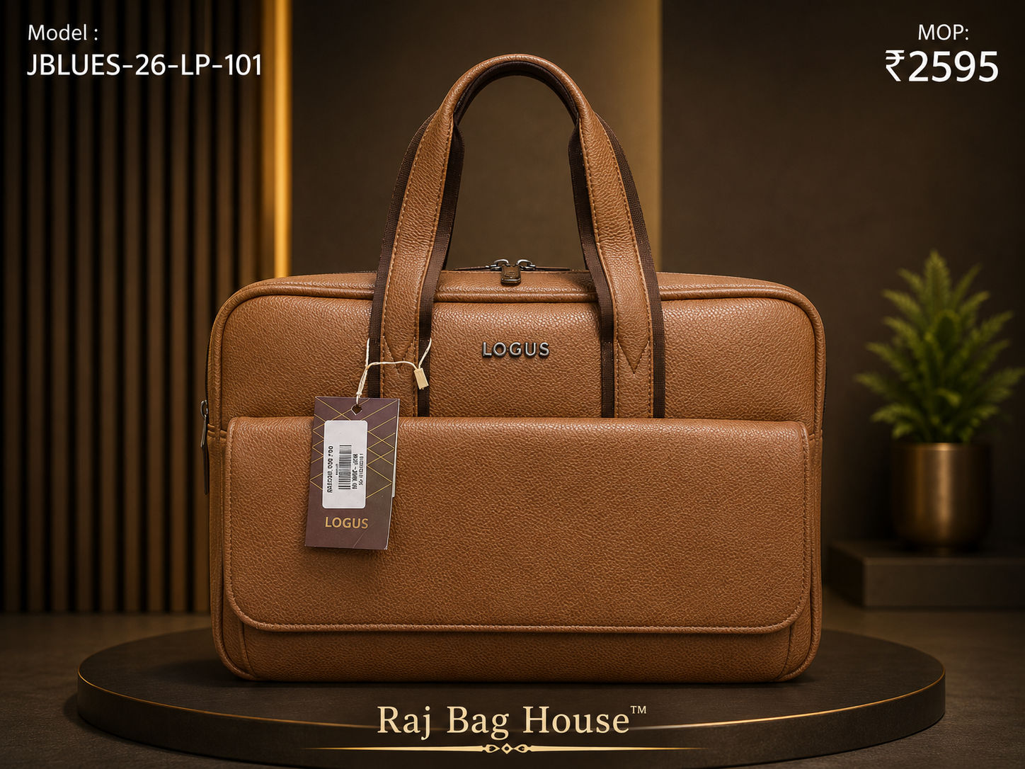 Imported J-Blues 101 Small Laptop Bag – Light Brown