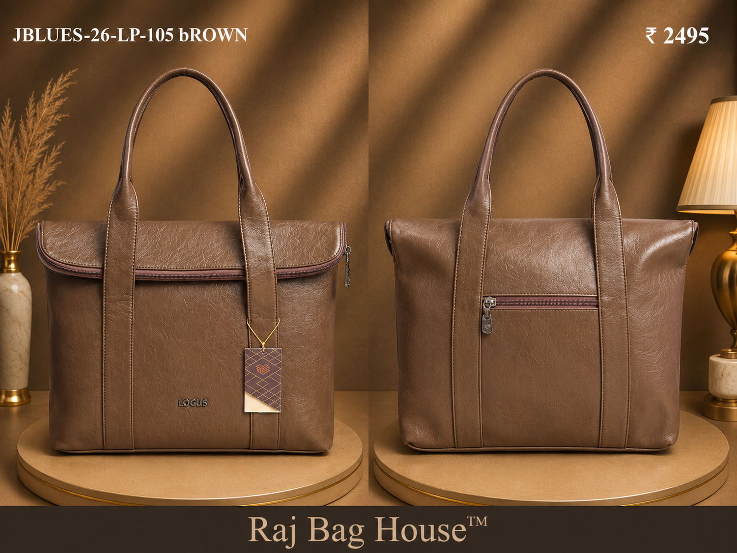 Elemier J-Blues 105 Tote Bag – Brown