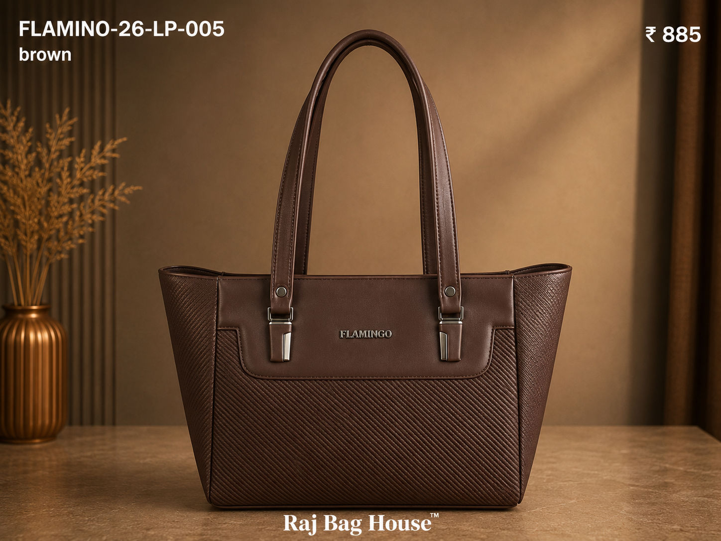 Flamingo Flamino 011 Tote Bag – Brown