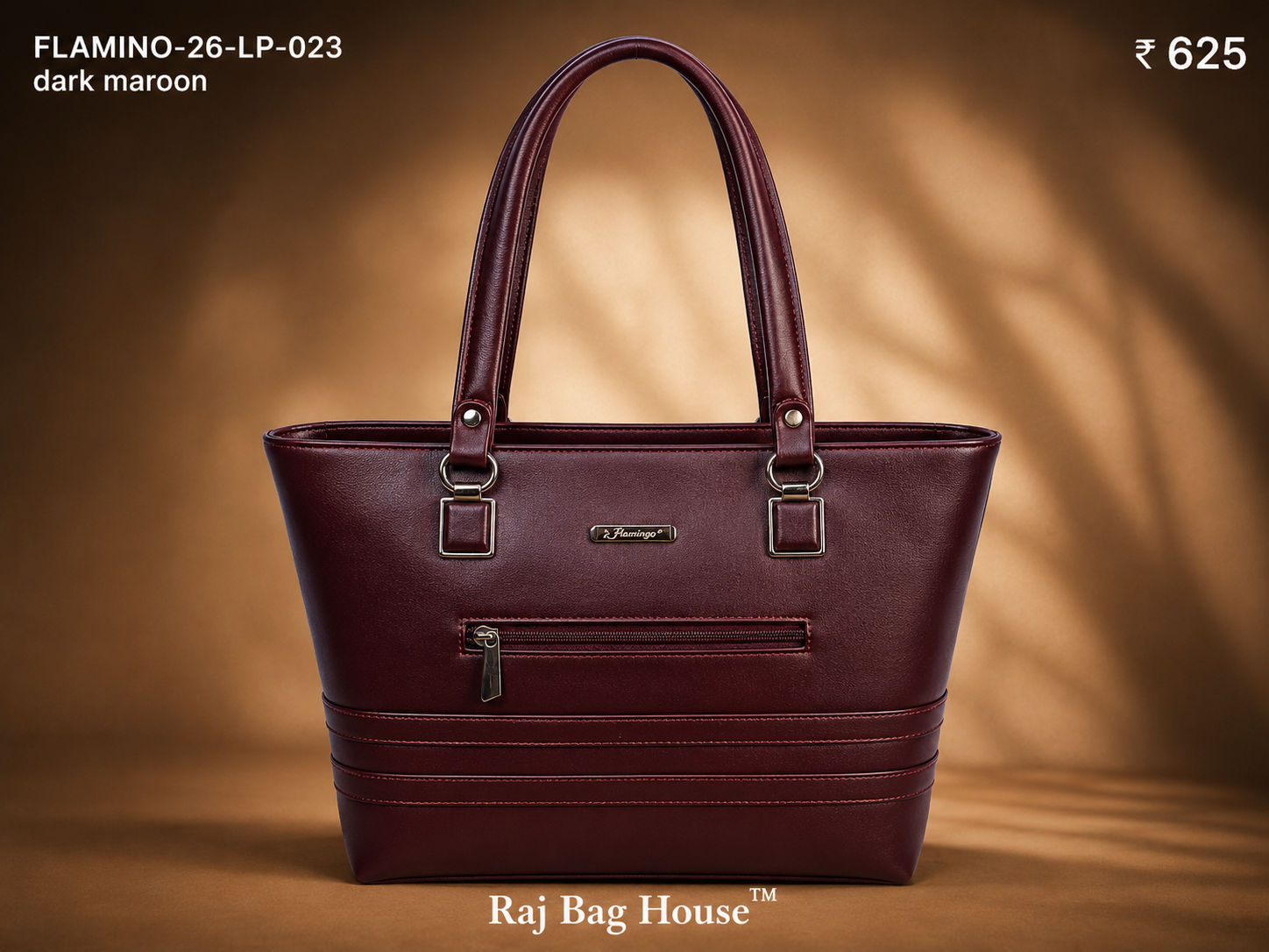Flamingo Flamino 023 Darkmaroon Tote Bag – Dark Maroon