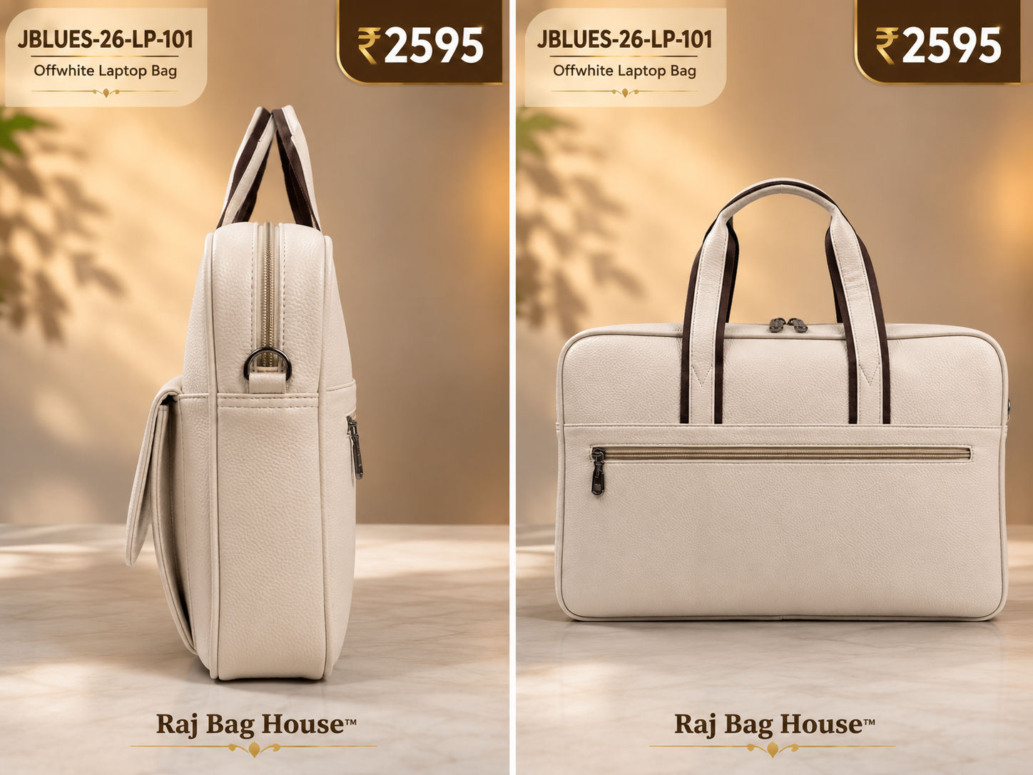 Imported J-Blues 101 Creamy Offwhite Small Laptop Bag – Creamy Off White 2