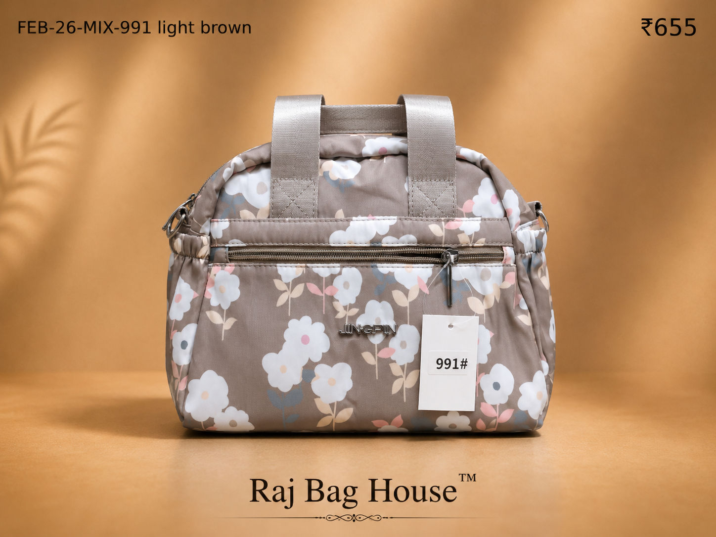 Feelings Bag Feb Mix 991 Small Sling Bag – Light Brown