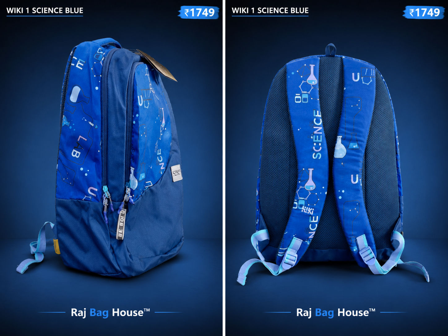 Wildcraft Wiki 1 Science Backpack – Blue 2