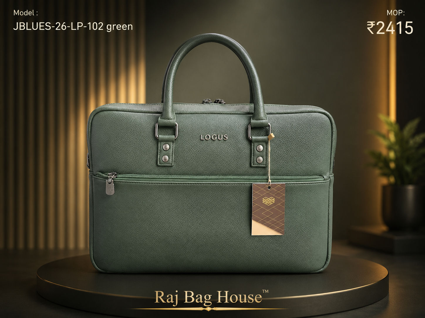 Logus Office Bag J BLUES-26-LP-102 - Green