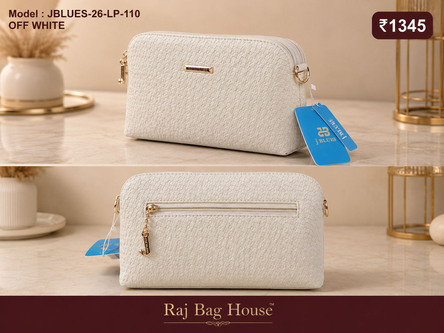 J-Blues J-Blues 110 Small Sling Bag – Off White 2