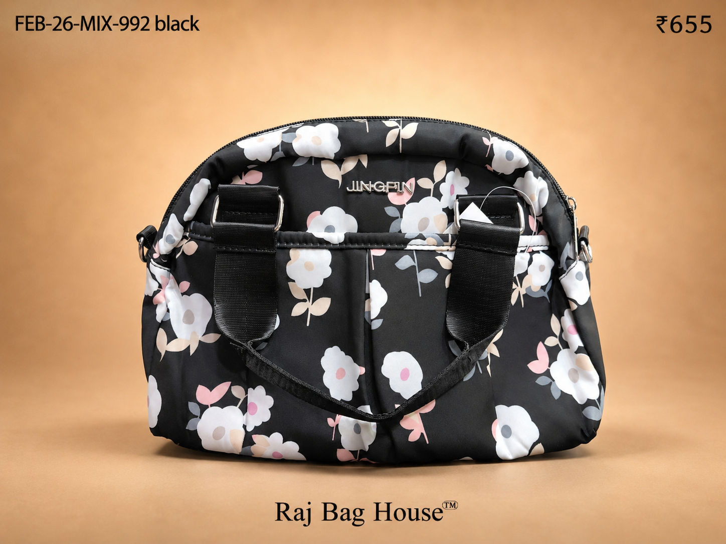 Feelings Bag Feb Mix 992 Small Sling Bag – Black