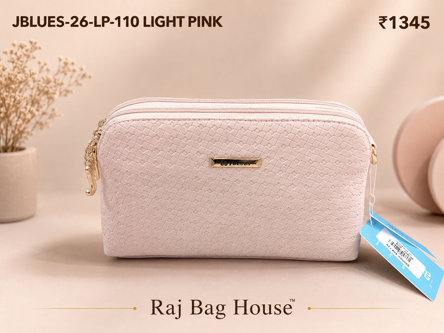 J Blues Sling Bag 26-LP-110 - Light Pink
